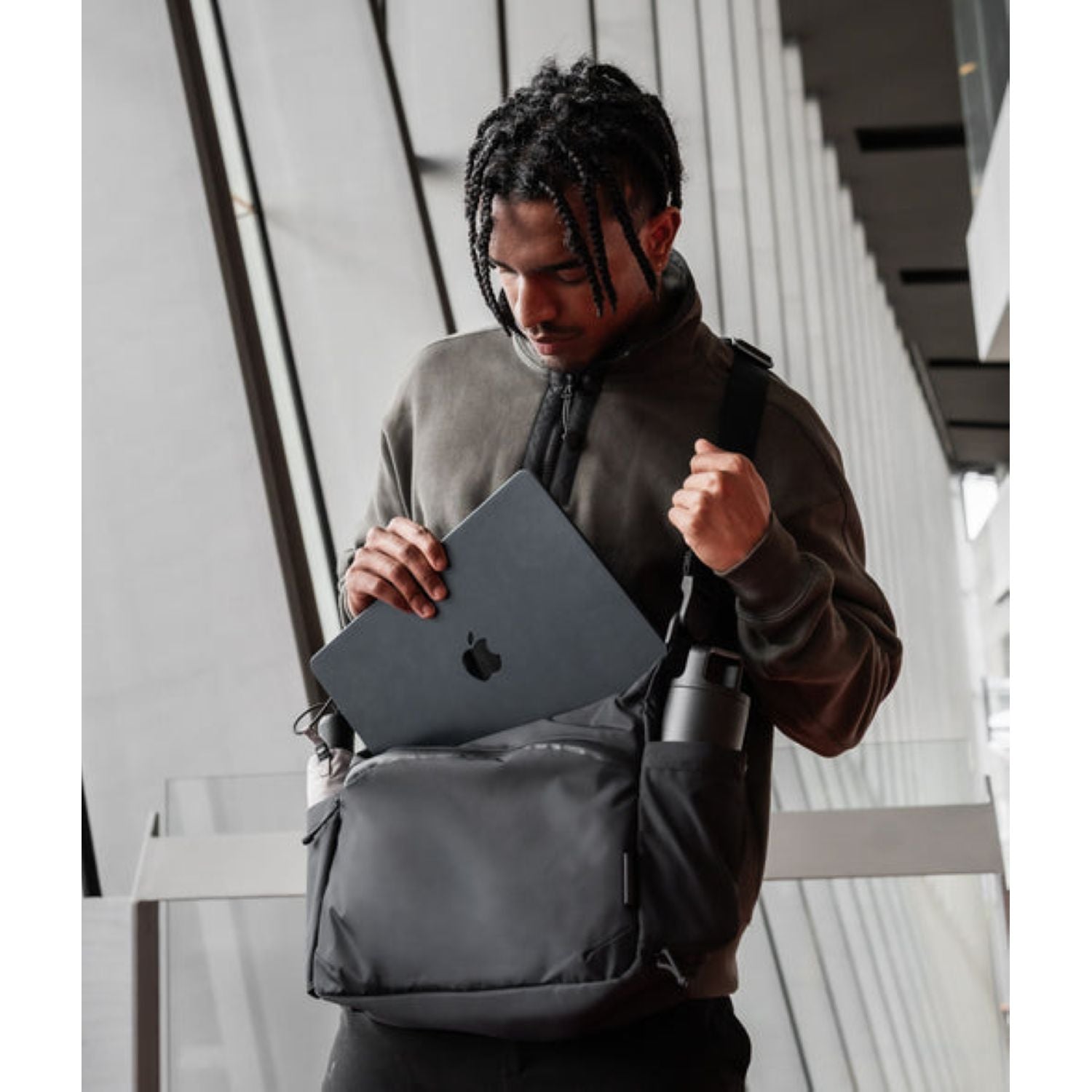 ALPAKA Flight Satchel Axoflux 210D (Black)