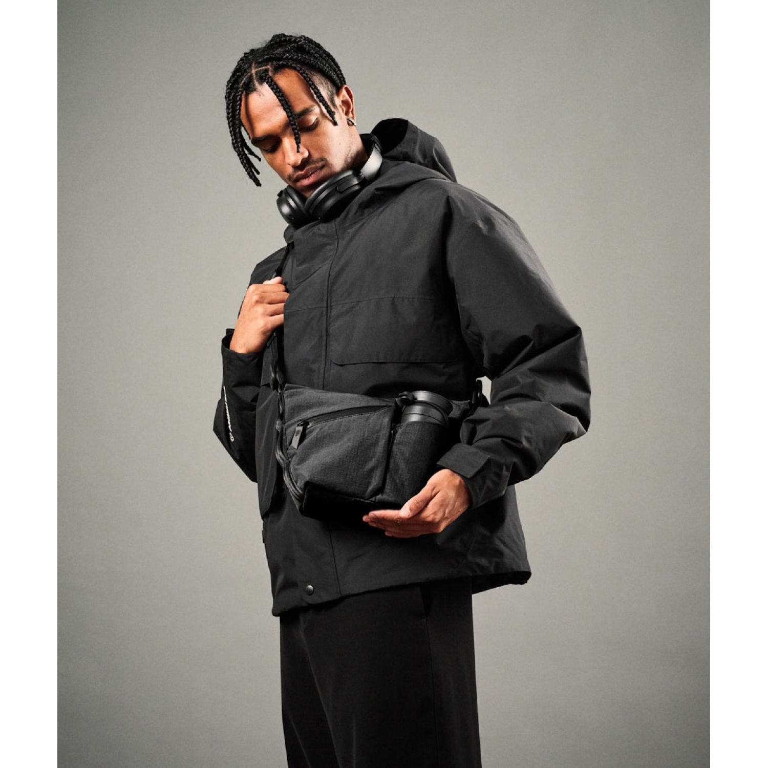 ALPAKA Flow Satchel Mini Axoflux 210D (Black)