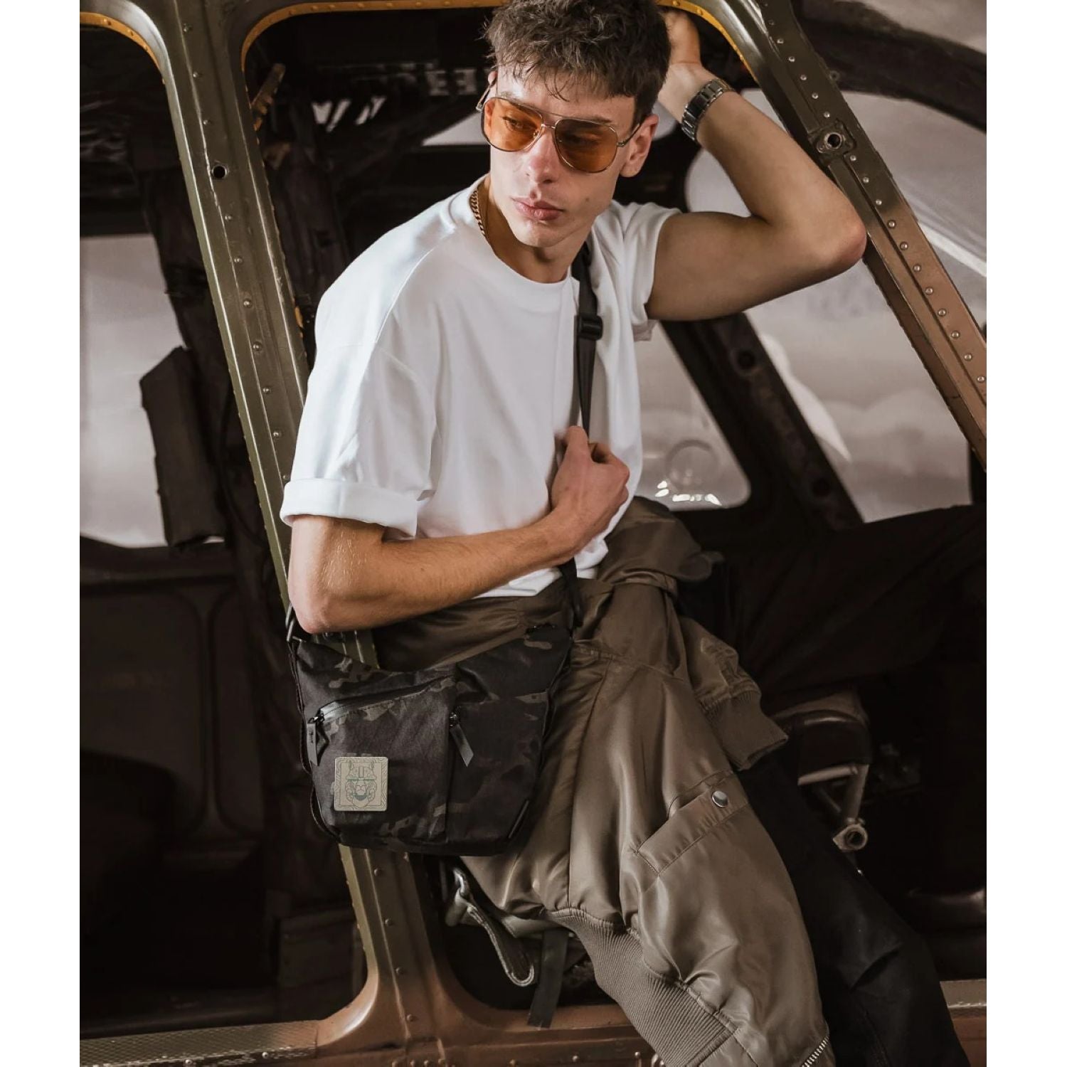 ALPAKA Flow Satchel With Padded Strap 2L X-Pac X50 (Multicam Black)