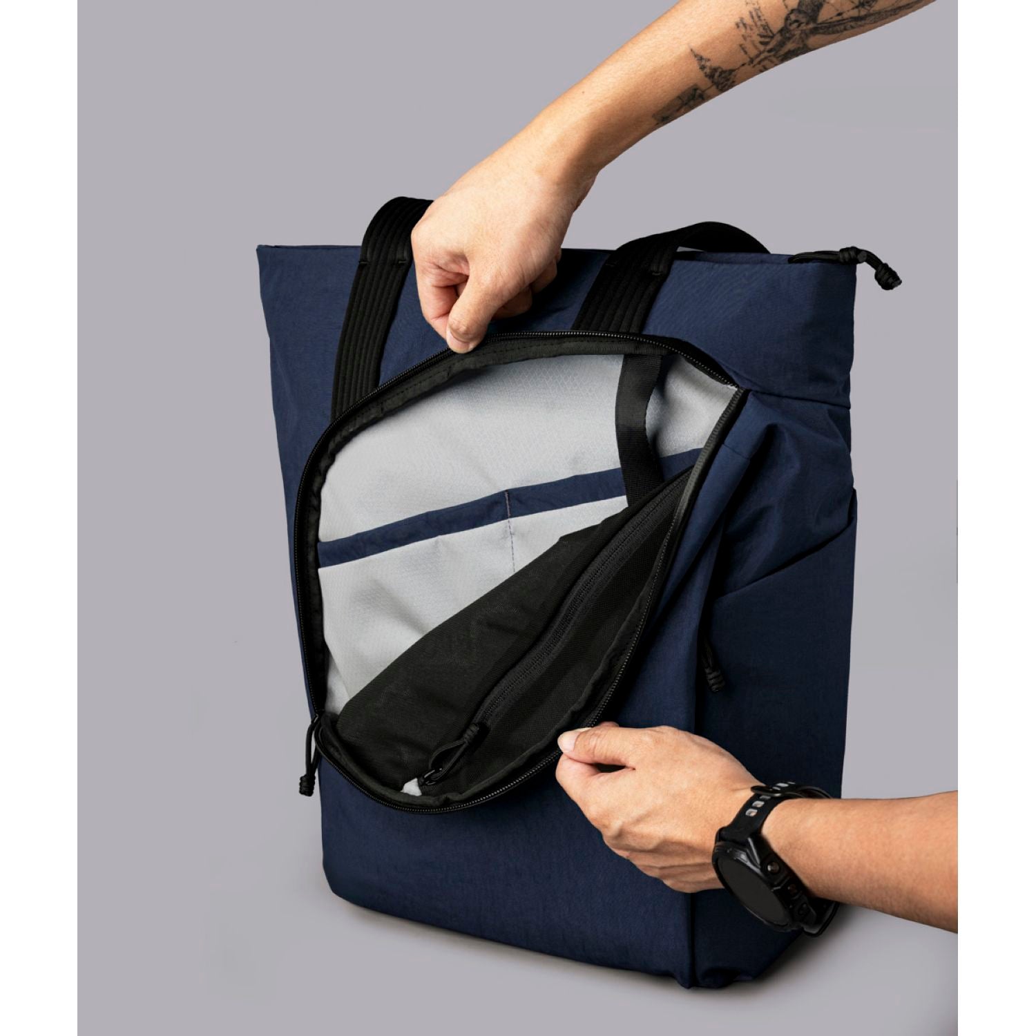 ALPAKA Flow Tote Pack Axoflux 400D (Moonlight Blue)