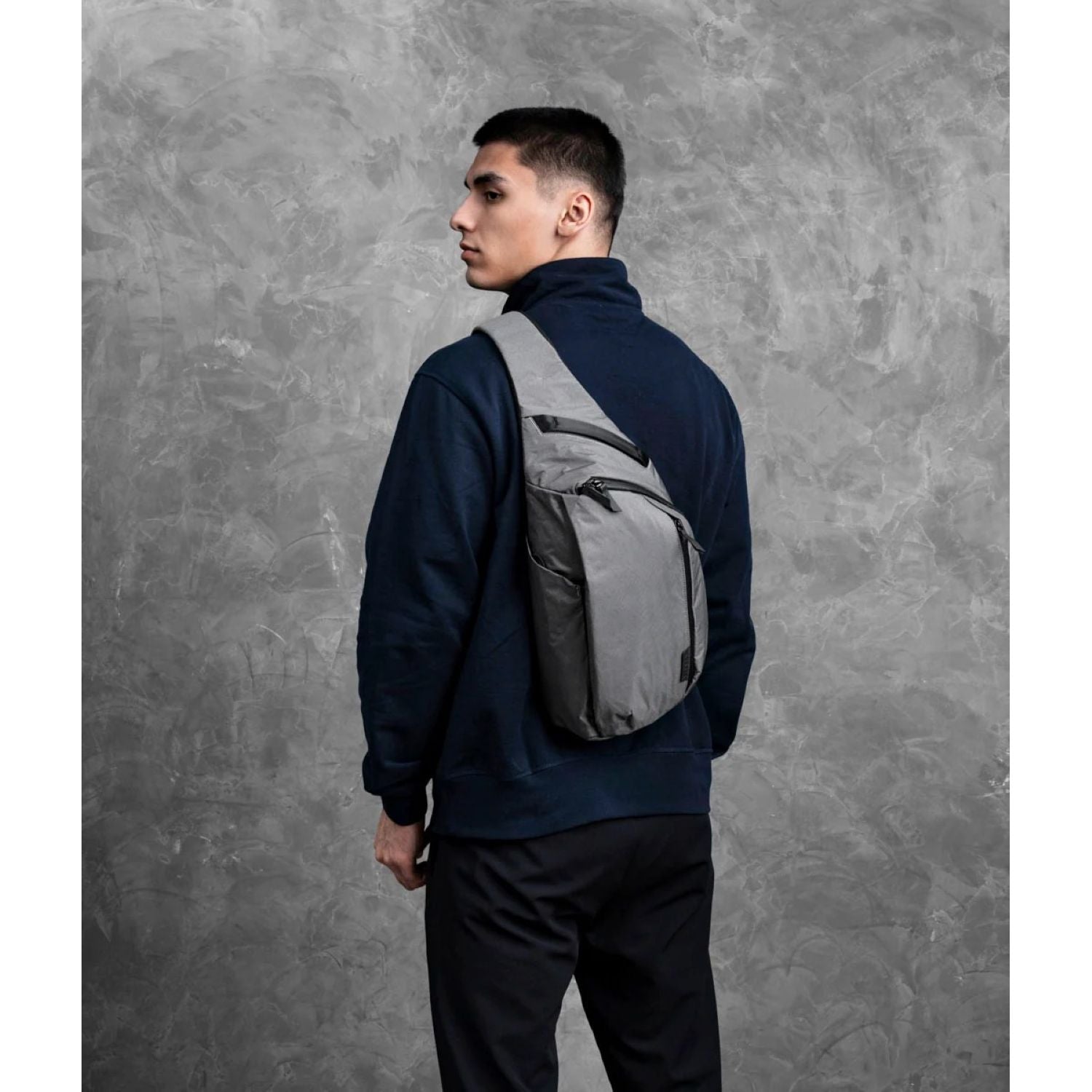 ALPAKA Metro Crossbody Left Shoulder Ultradyne 100D (Grey)