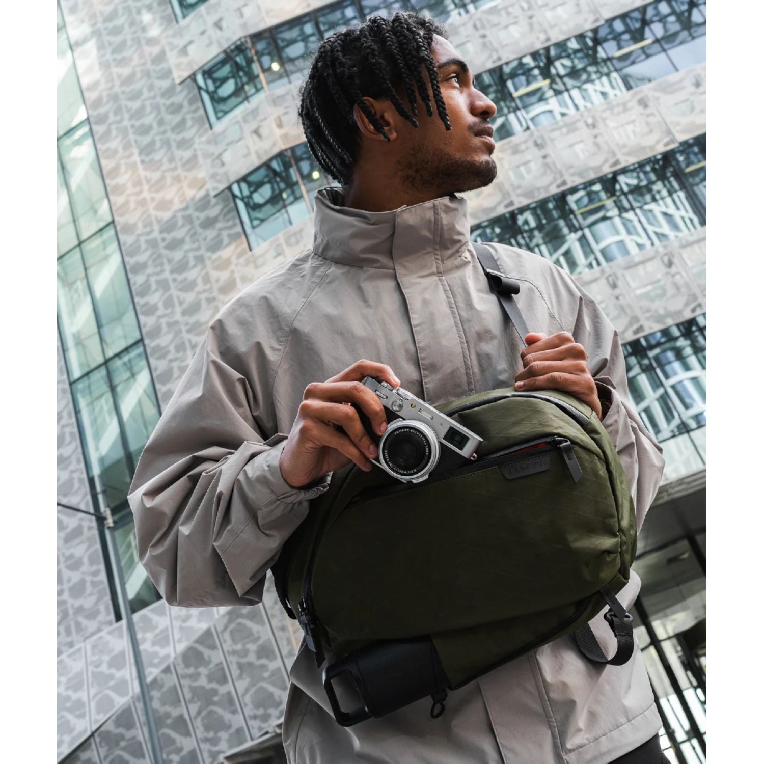 ALPAKA Metro Crossbody Left Shoulder X-Pac VX42 (Olive Green)