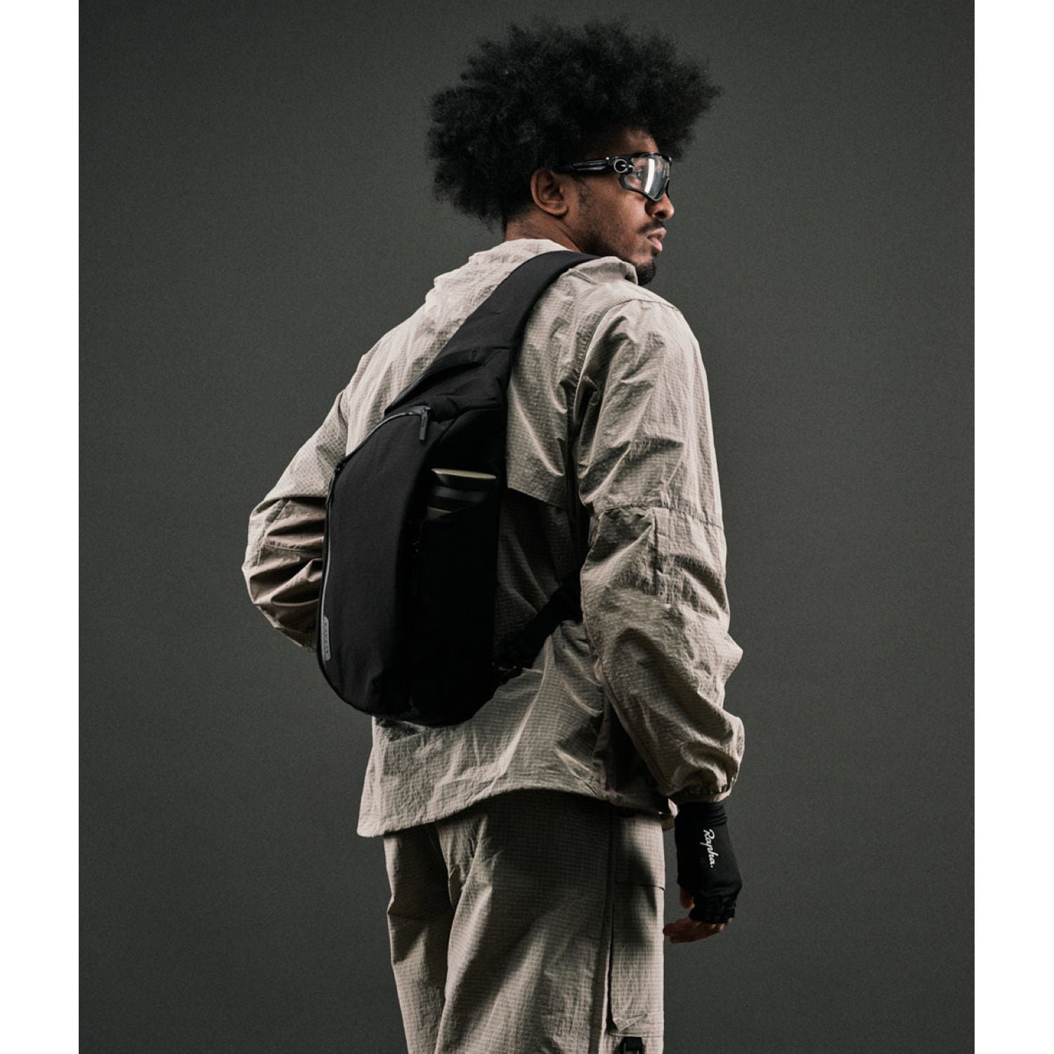 ALPAKA Metro Crossbody Right Shoulder Axoflux 210D (Black)