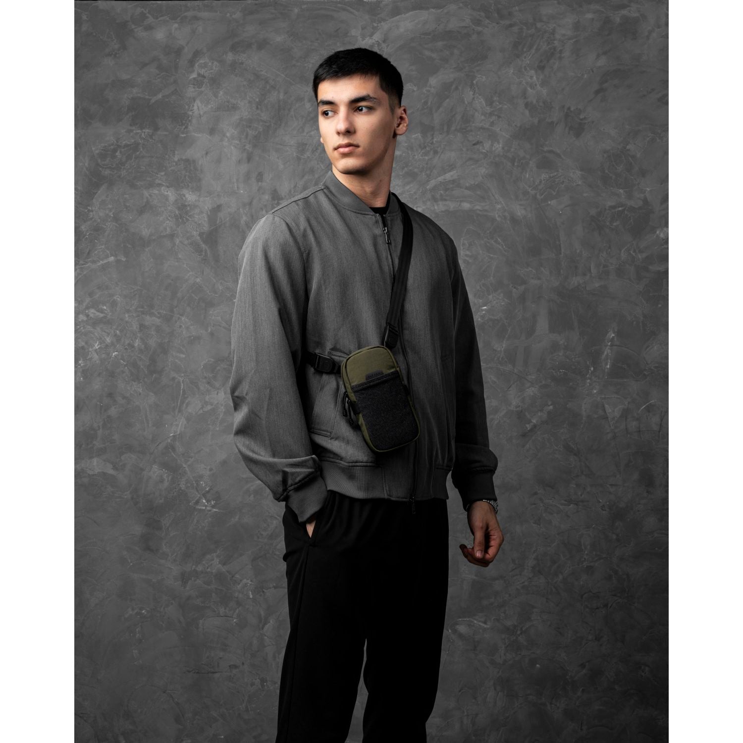 ALPAKA Modular Shoulder Pocket Max Nylon Washed  Axoflux 400D (Green)