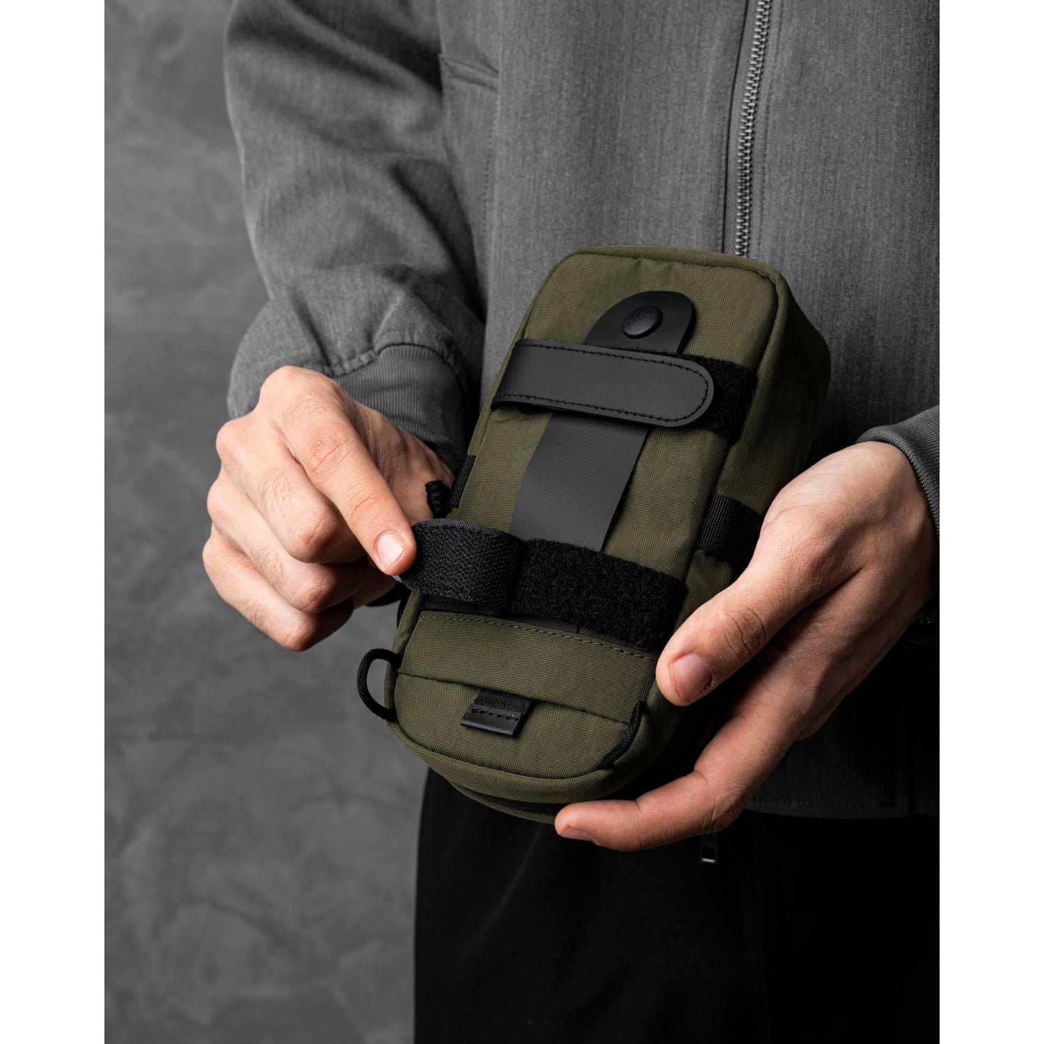 ALPAKA Modular Shoulder Pocket Max Nylon Washed  Axoflux 400D (Green)