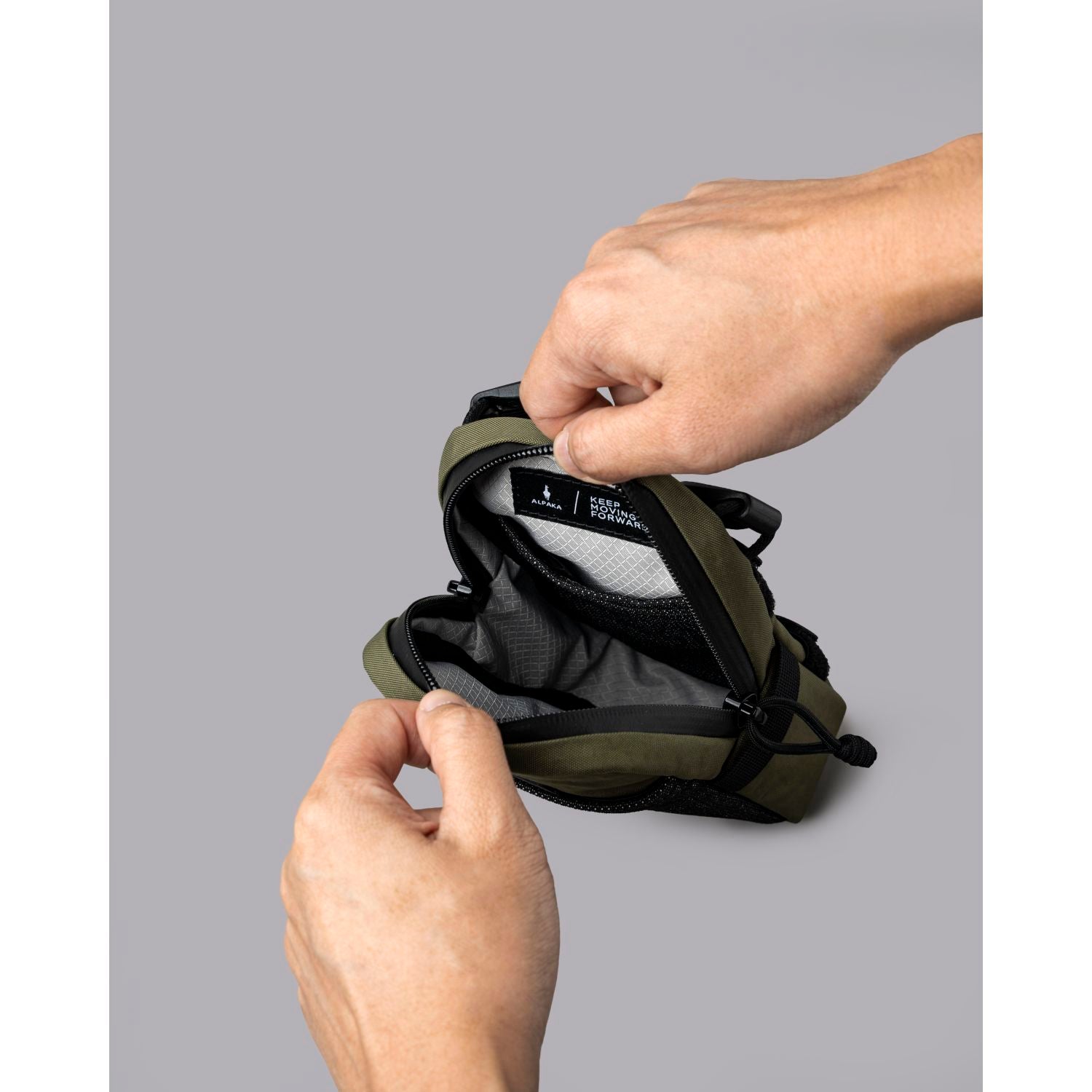 ALPAKA Modular Shoulder Pocket Max Nylon Washed  Axoflux 400D (Green)