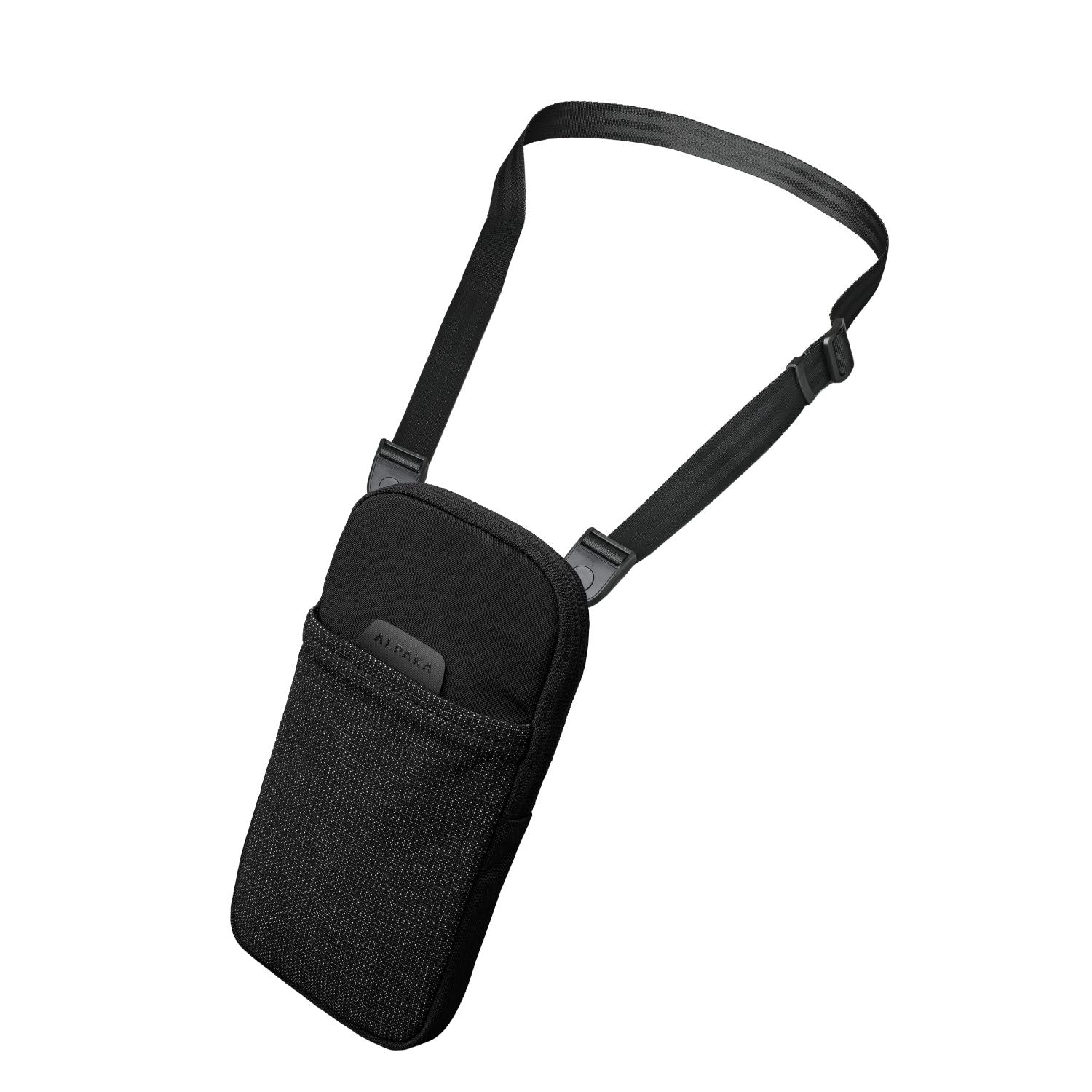 ALPAKA Modular Shoulder Pocket Slim Nylon Washed  Axoflux 400D (Black)