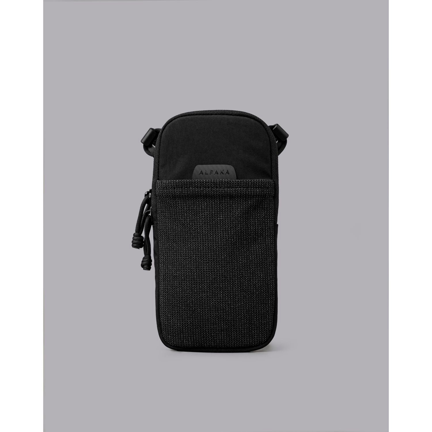 ALPAKA Modular Shoulder Pocket Slim Nylon Washed  Axoflux 400D (Black)