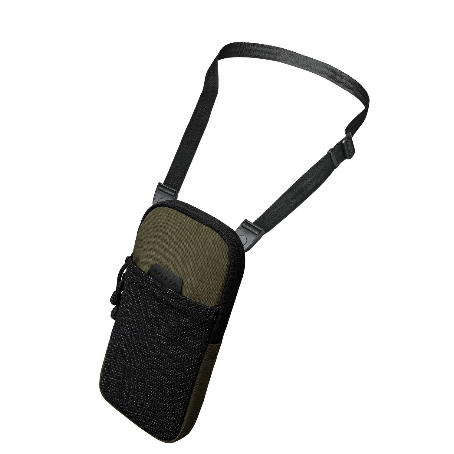 ALPAKA Modular Shoulder Pocket Slim Nylon Washed  Axoflux 400D (Green)