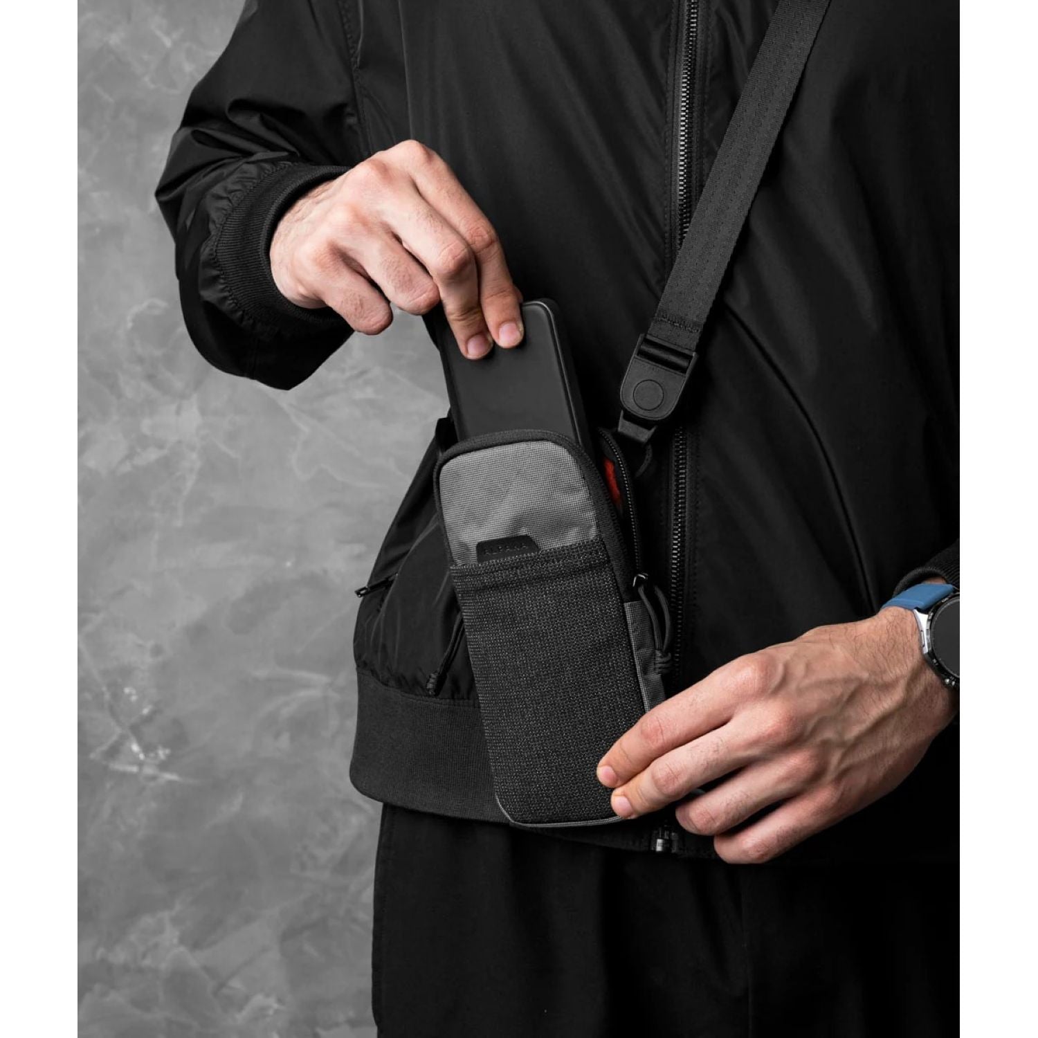 ALPAKA Modular Shoulder Pocket Slim Ultradyne 100D (Grey)