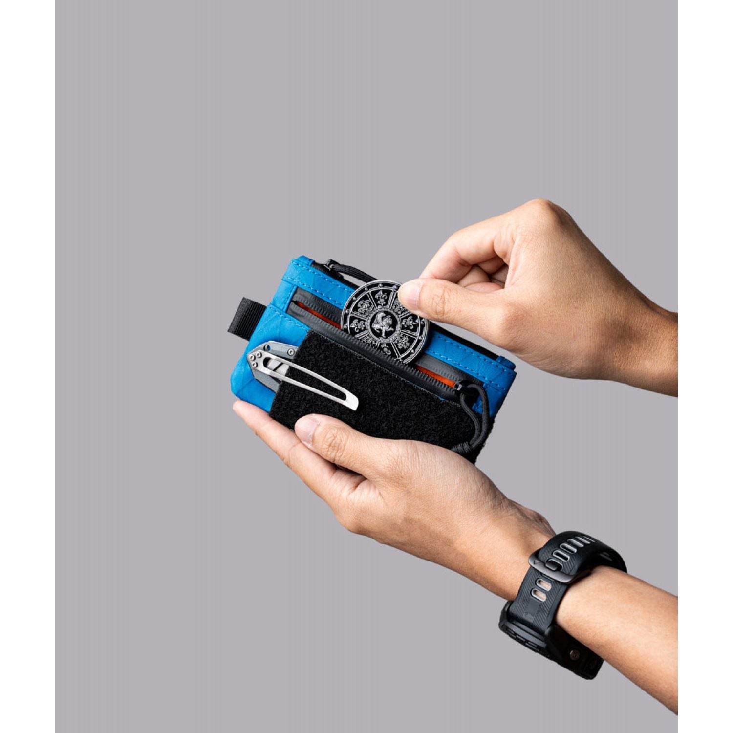 ALPAKA Zip Pouch Pro With Hook & Loop X-Pac VX21 (Bahama Blue)