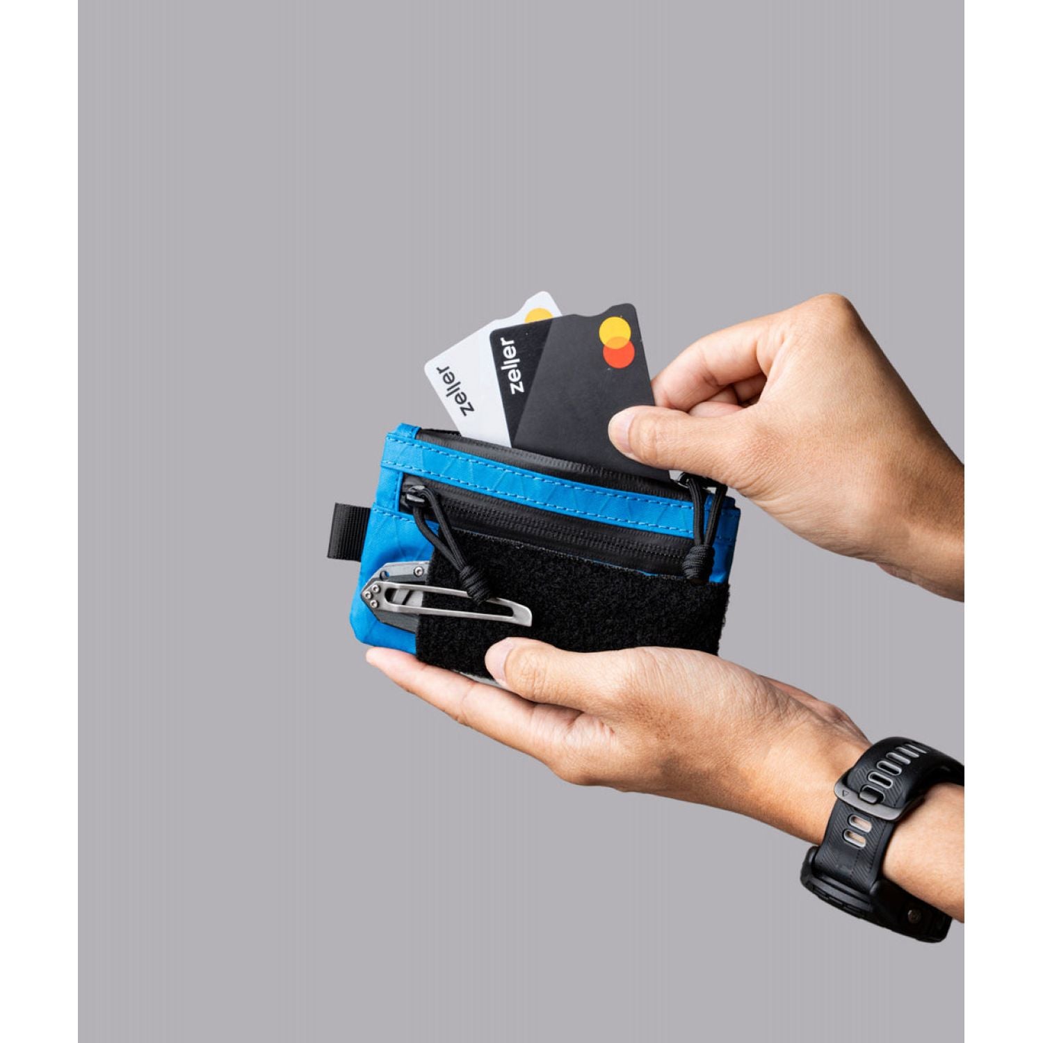 ALPAKA Zip Pouch Pro With Hook & Loop X-Pac VX21 (Bahama Blue)