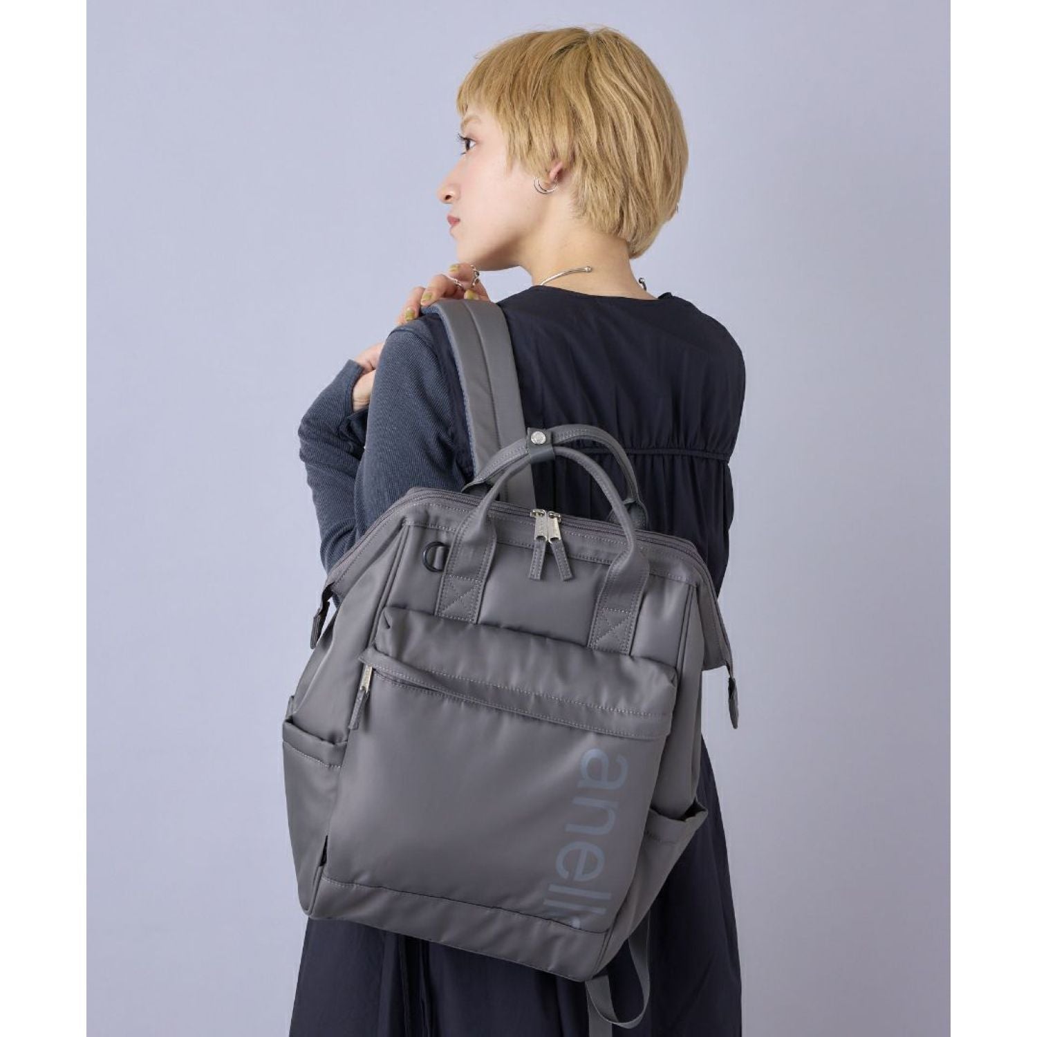 Anello Alf Kuchigane Backpack R (Black)