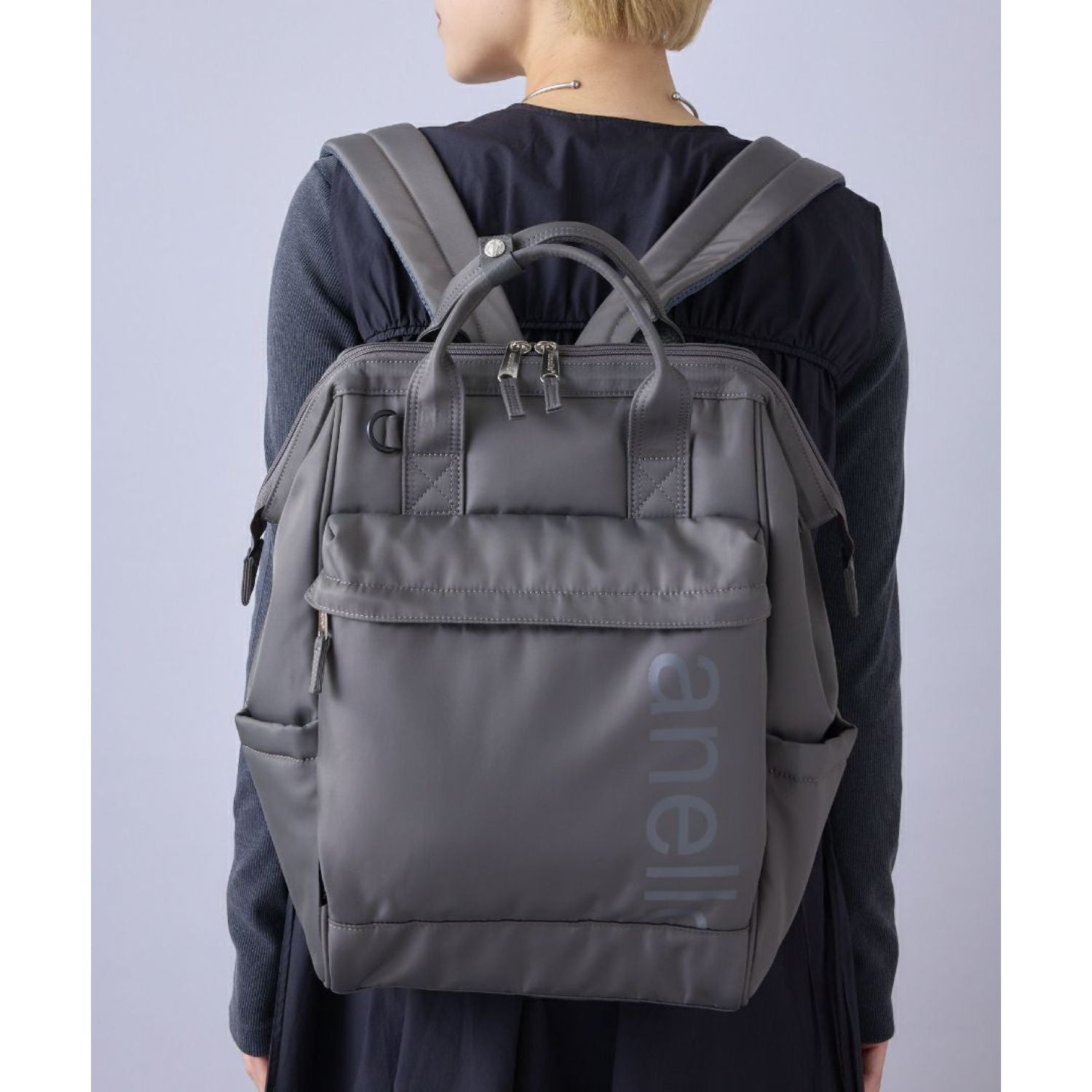 Anello Alf Kuchigane Backpack R (Grey)