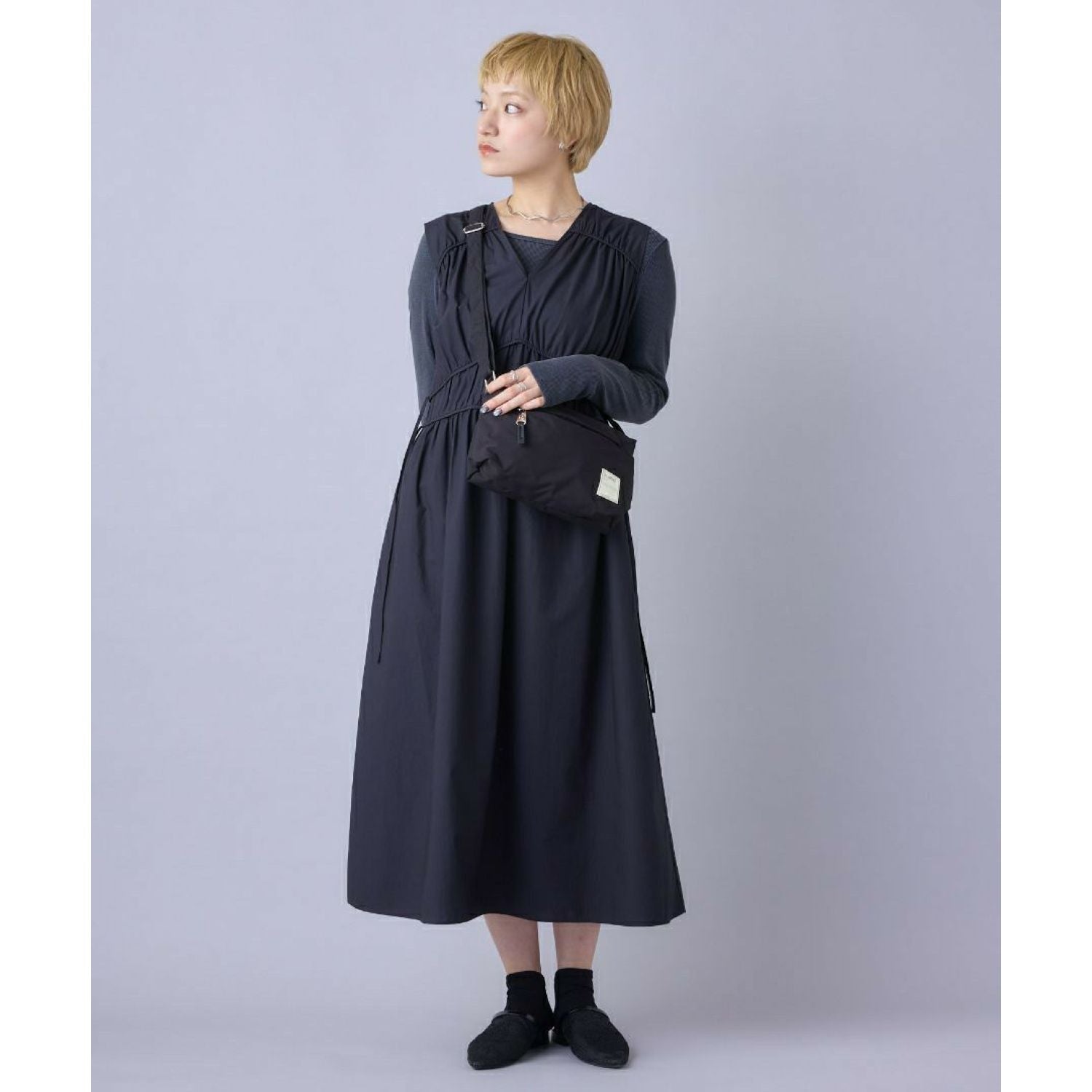 Anello Circle Mini Shoulder Bag (Lavender)