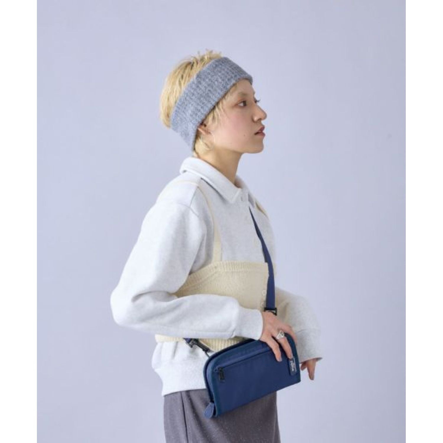 Anello Cosmic Multi-functional Shoulder Bag (Beige)