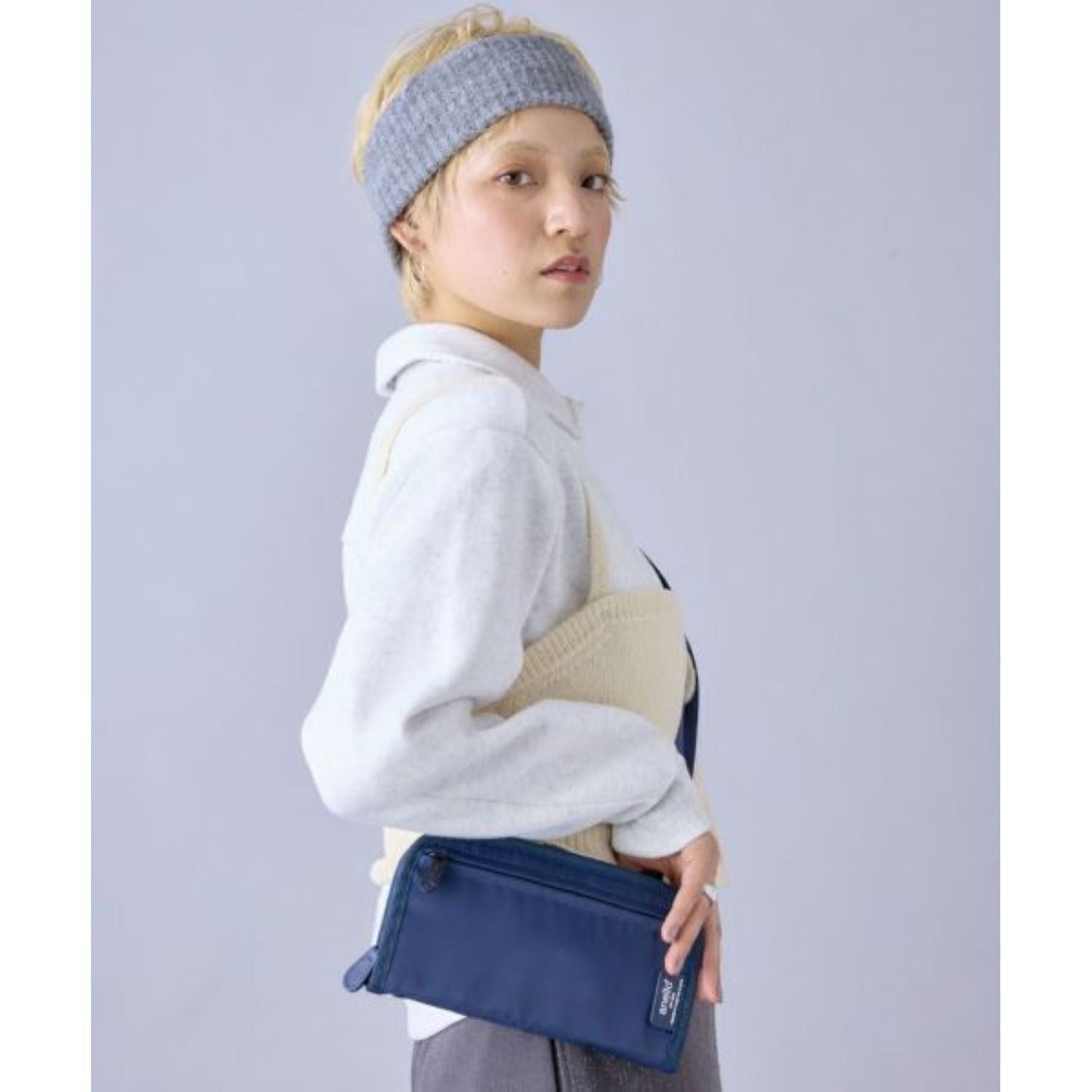 Anello Cosmic Multi-functional Shoulder Bag (Beige)