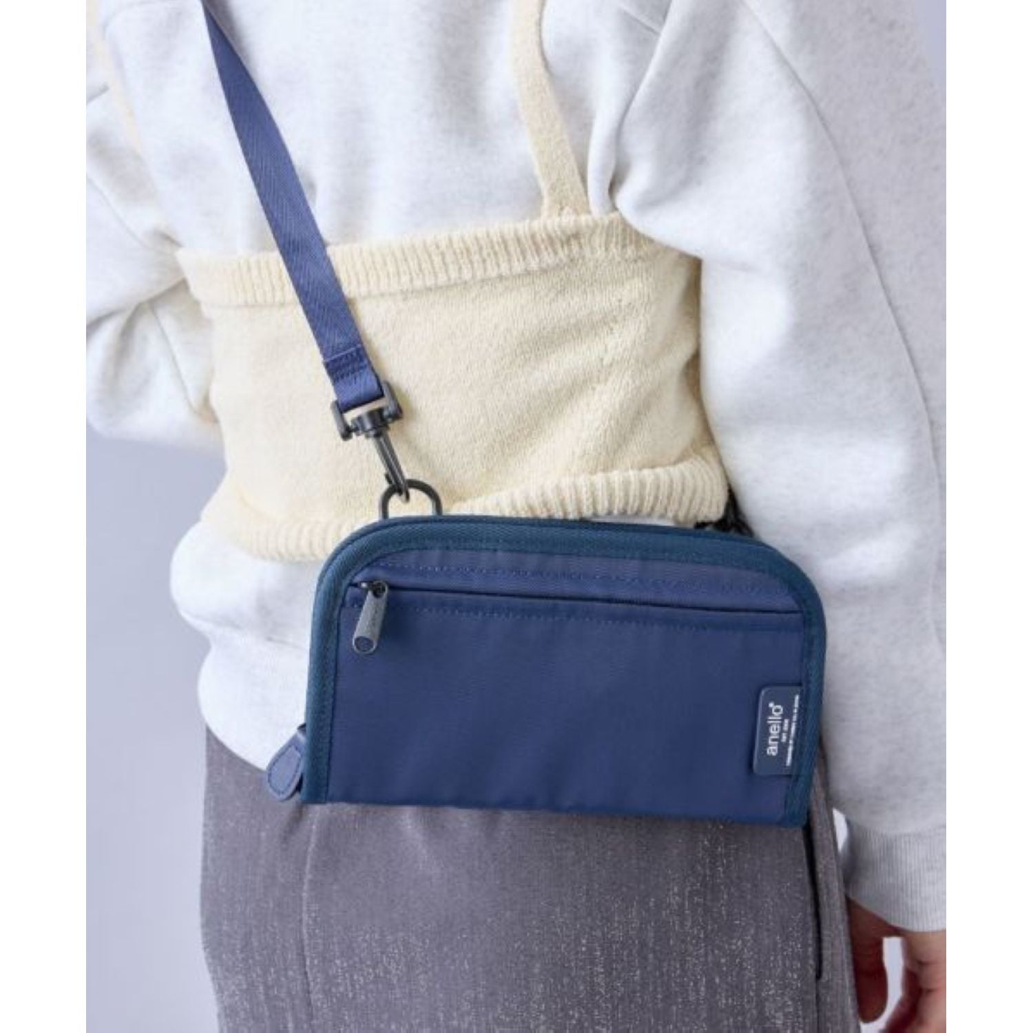 Anello Cosmic Multi-functional Shoulder Bag (Navy)