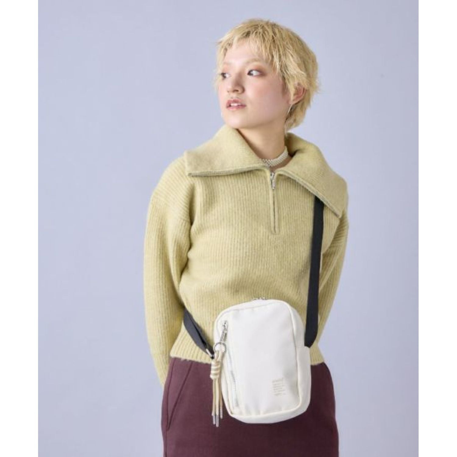 Anello Dorothy Mini Shoulder Bag (Navy)