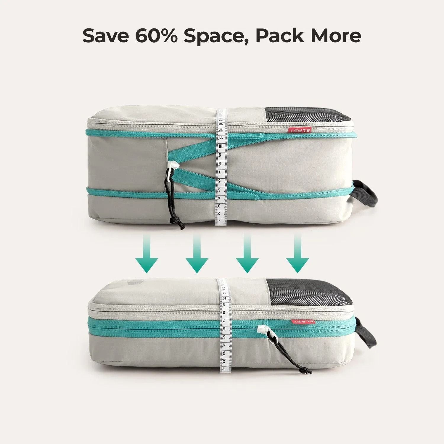 Bagsmart Blast 6-In-1 Compression Packing Cubes (Peyote)