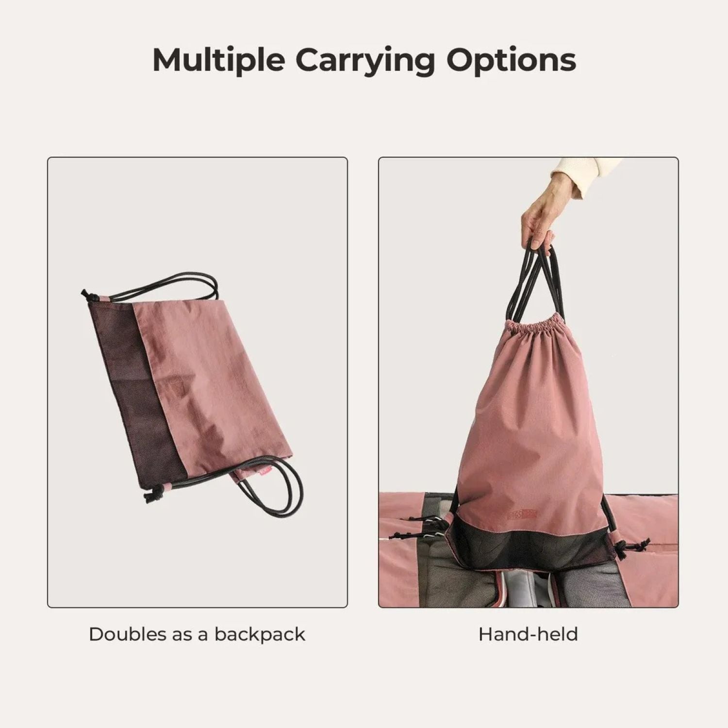 Bagsmart Blast 6-In-1 Compression Packing Cubes (Rose Dawn)