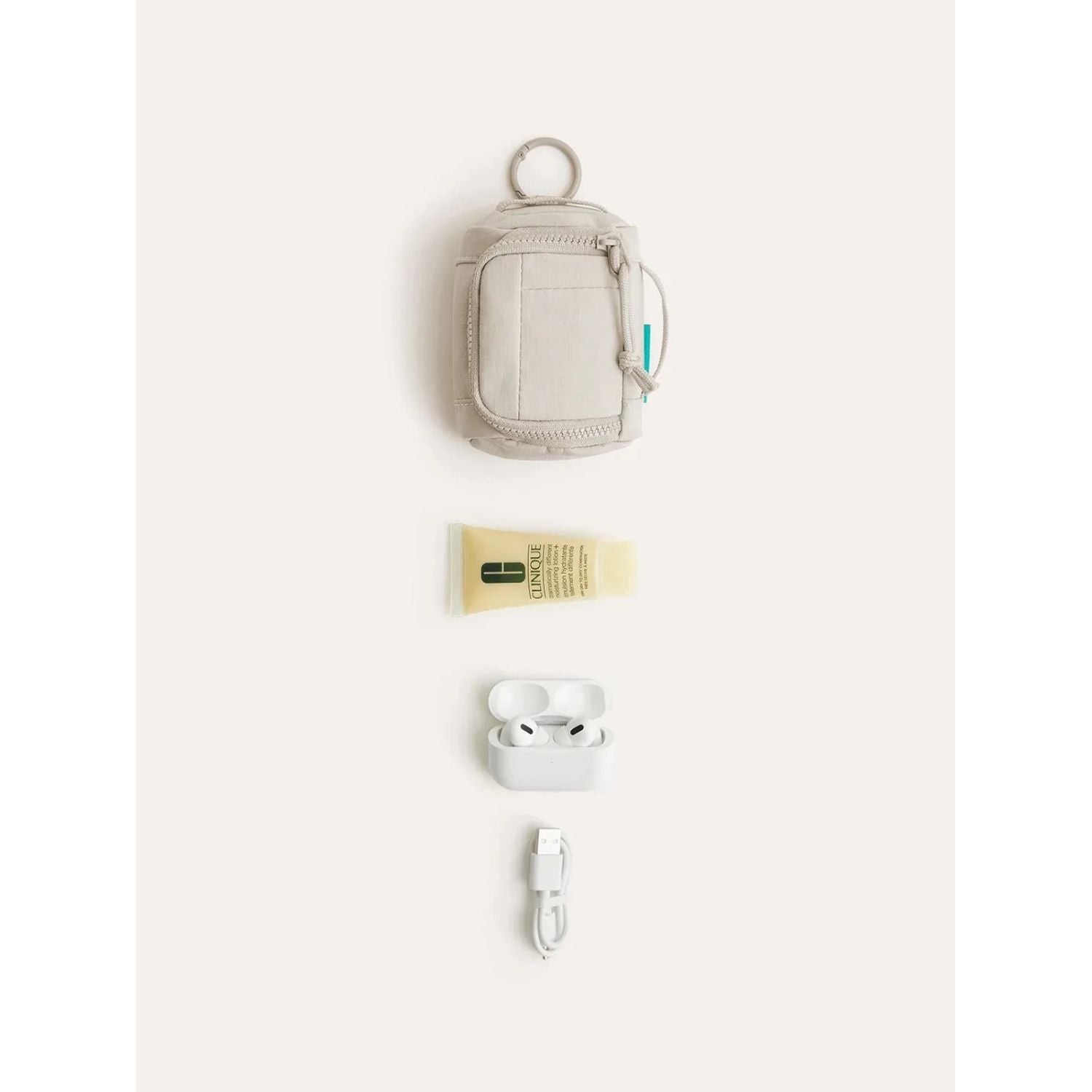 Bagsmart Blast Mini Earphone Pouch (Beige)
