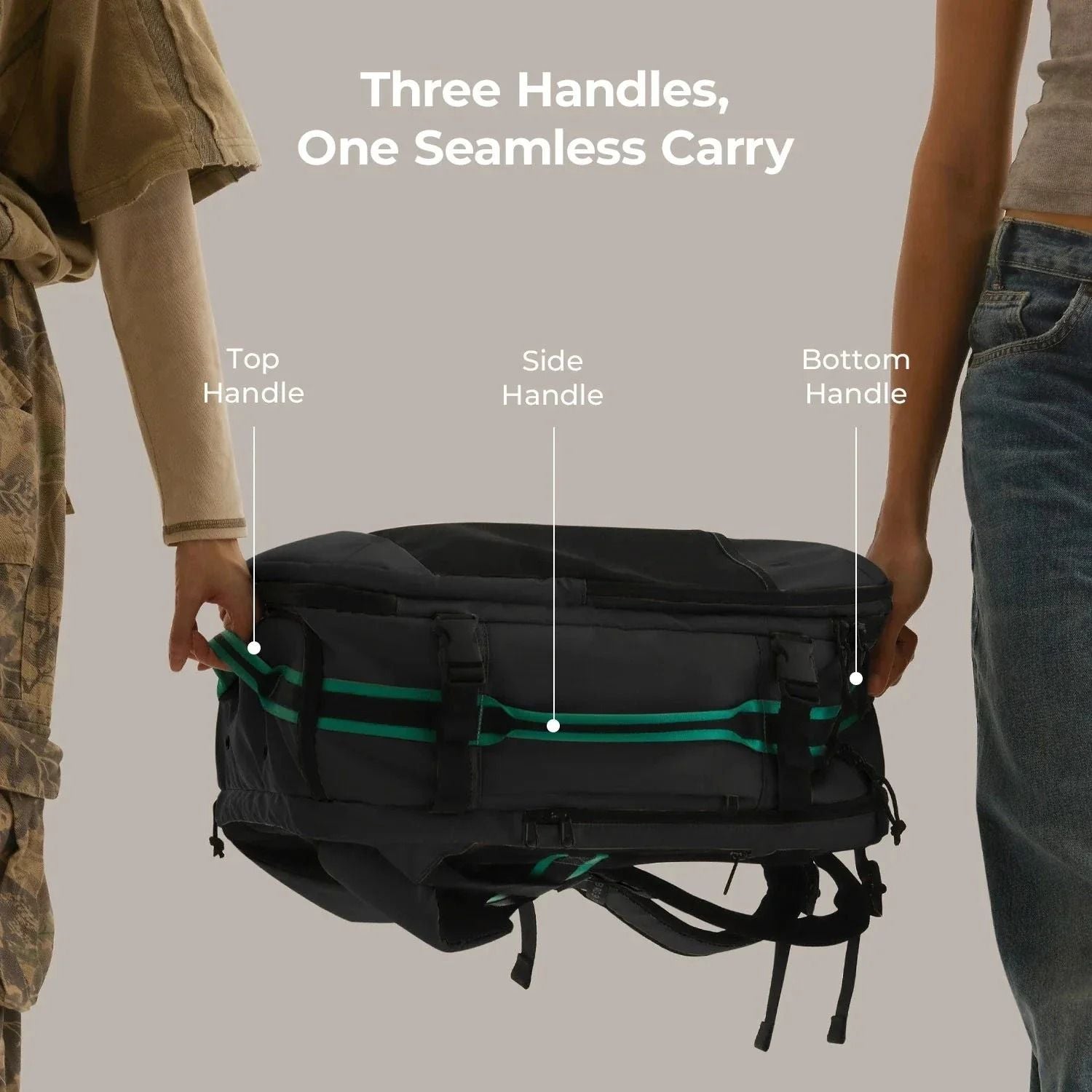 Bagsmart Blast Pro Quick Access Carry On Travel Backpack 40L (Black)