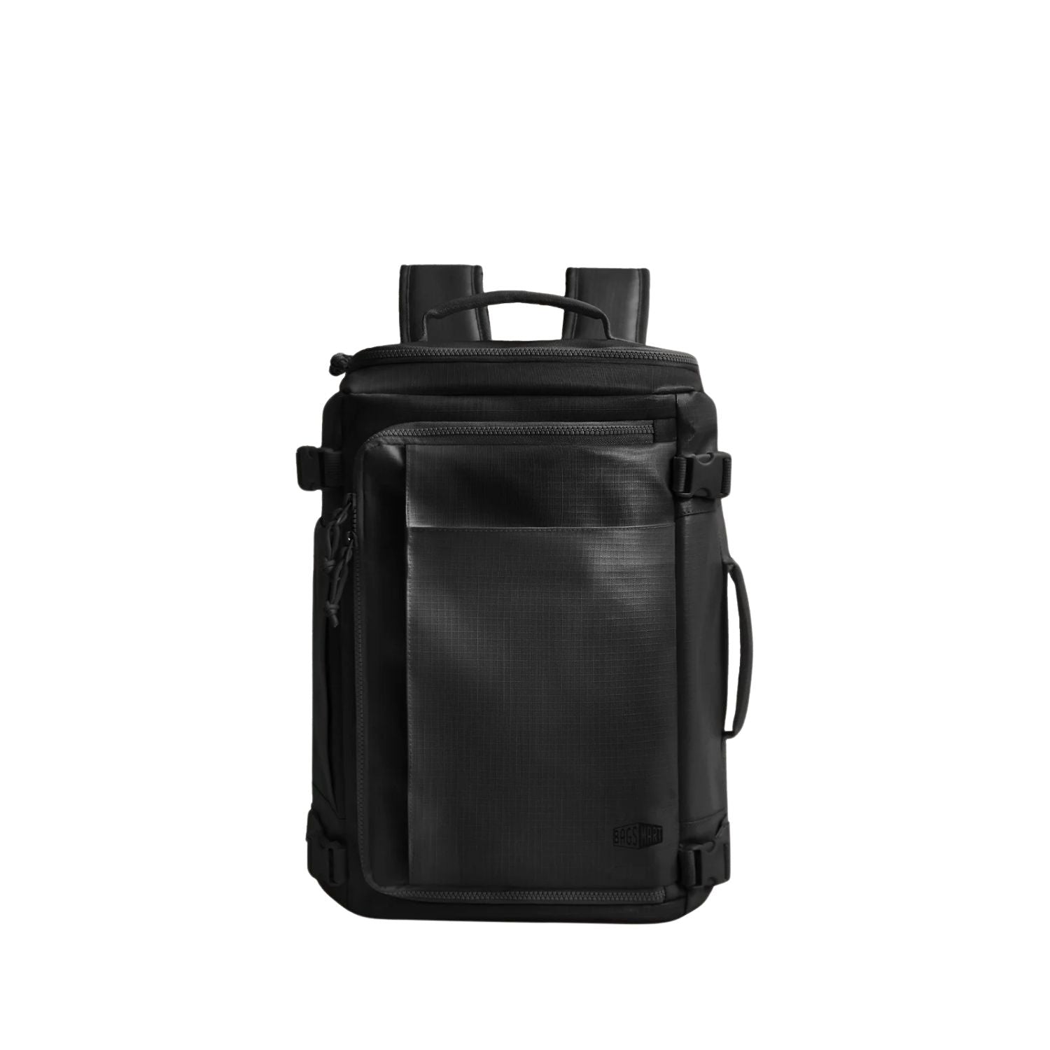 Bagsmart Blast Quick Access Carry On Travel Backpack - 28L-38L Extended (TPU) (Black)