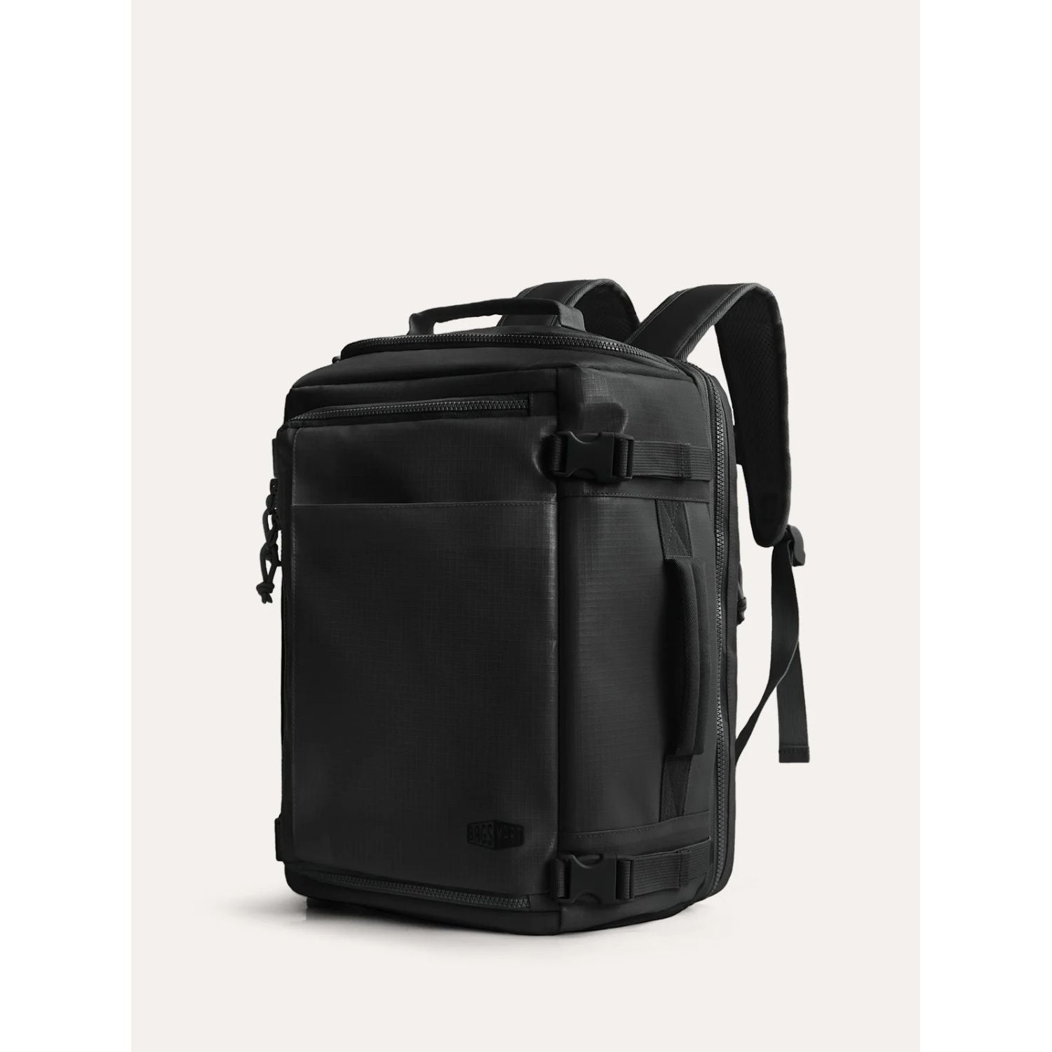 Bagsmart Blast Quick Access Carry On Travel Backpack - 28L-38L Extended (TPU) (Black)