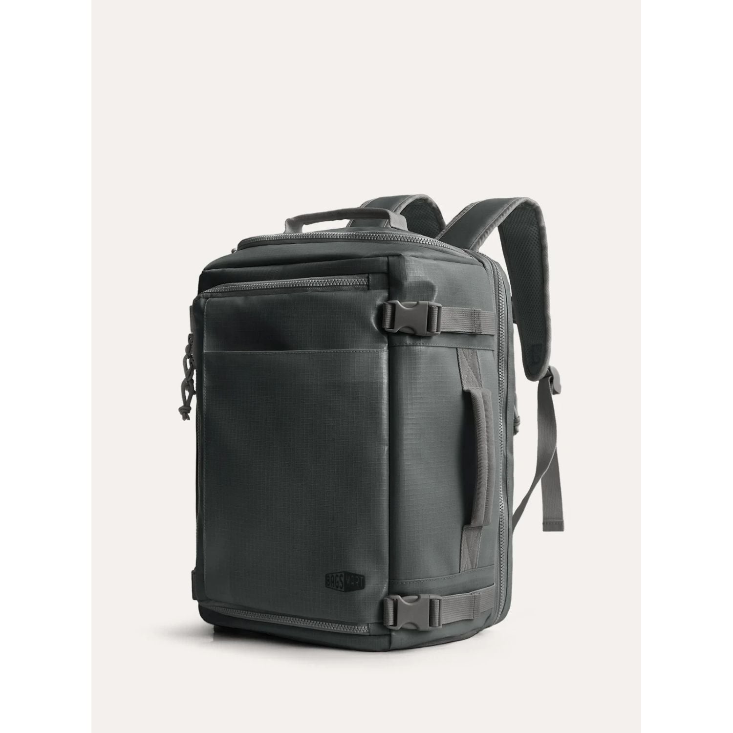 Bagsmart Blast Quick Access Carry On Travel Backpack - 28L-38L Extended (TPU) (Grey)