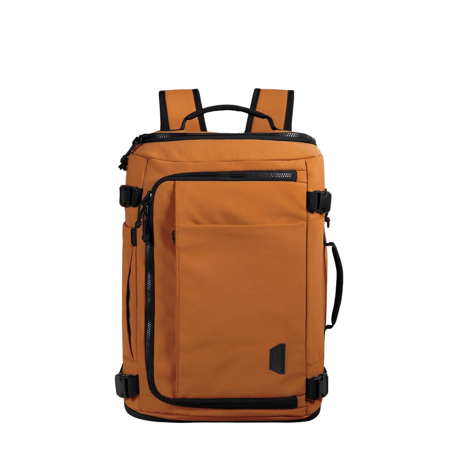 Bagsmart Blast Quick Access Carry On Travel Backpack Extended 38L (Tangerine)