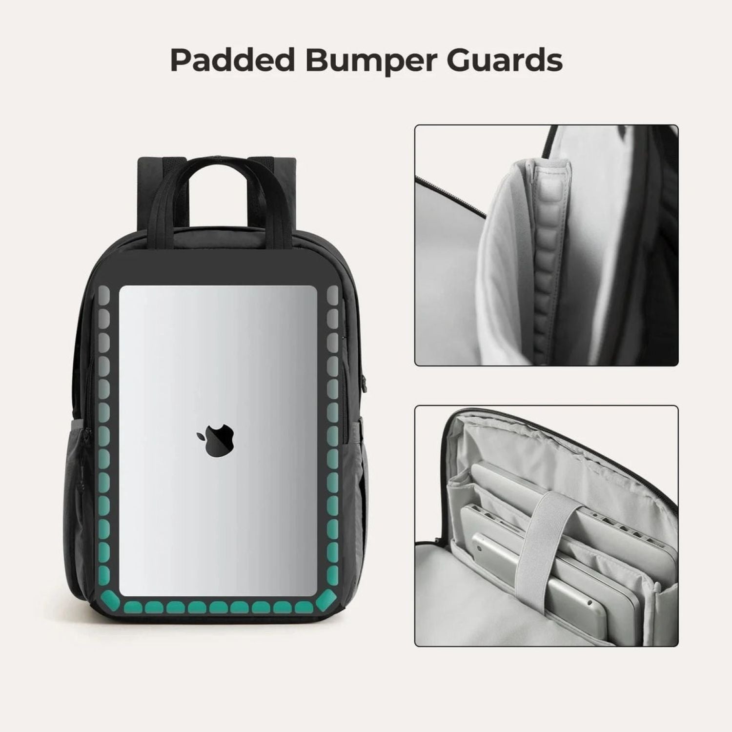 Bagsmart Paz Commute Laptop Backpack 28L (Black)