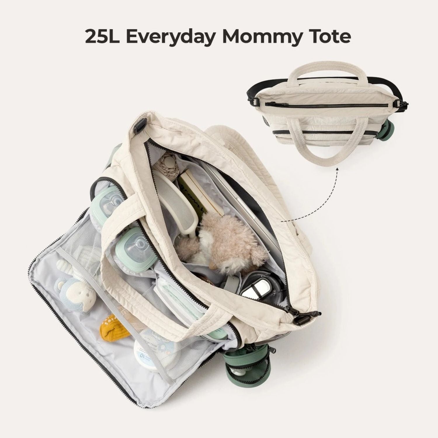 Bagsmart Paz Diaper Tote 25L (Celadon)
