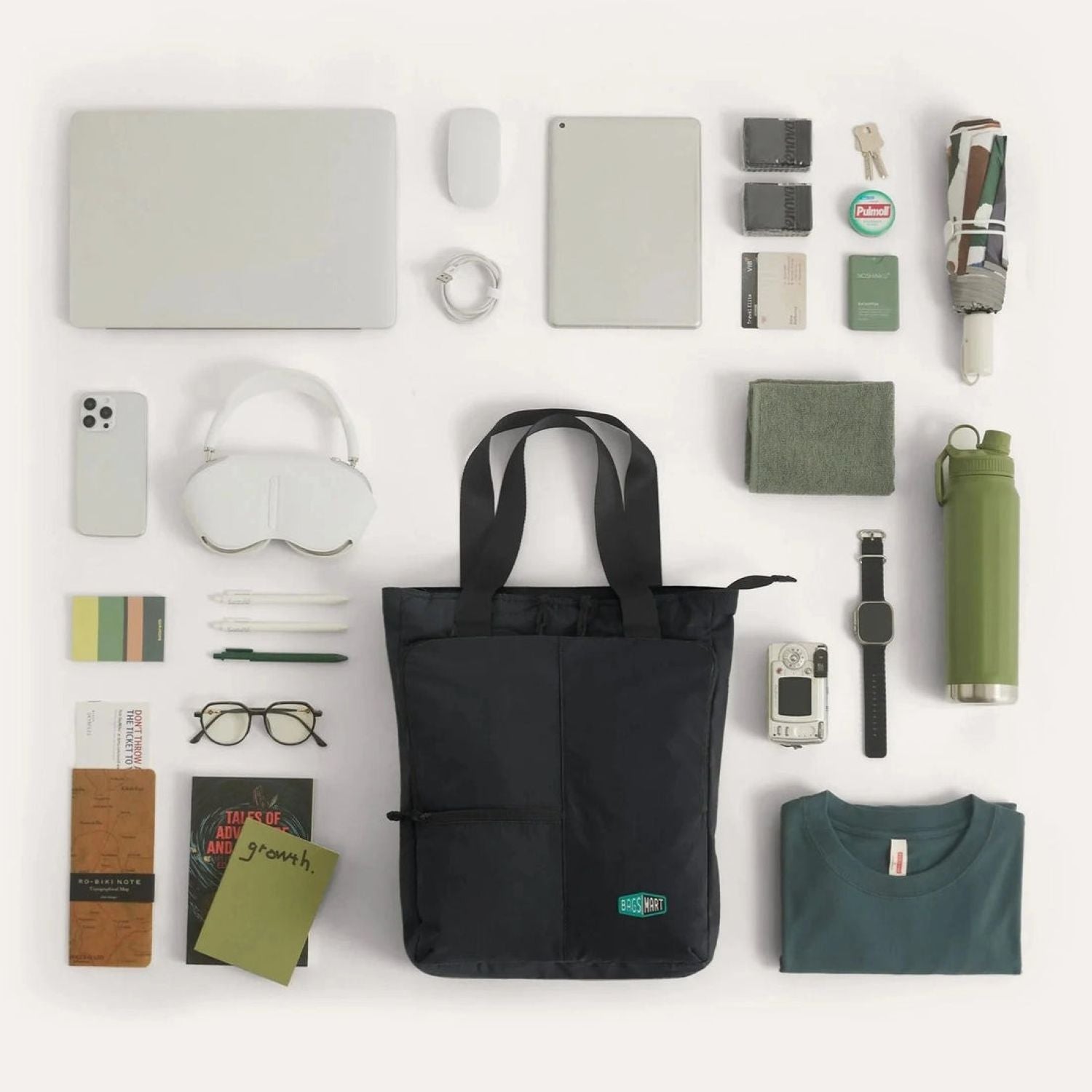 Bagsmart Paz Laptop Totepack 20L (Black)