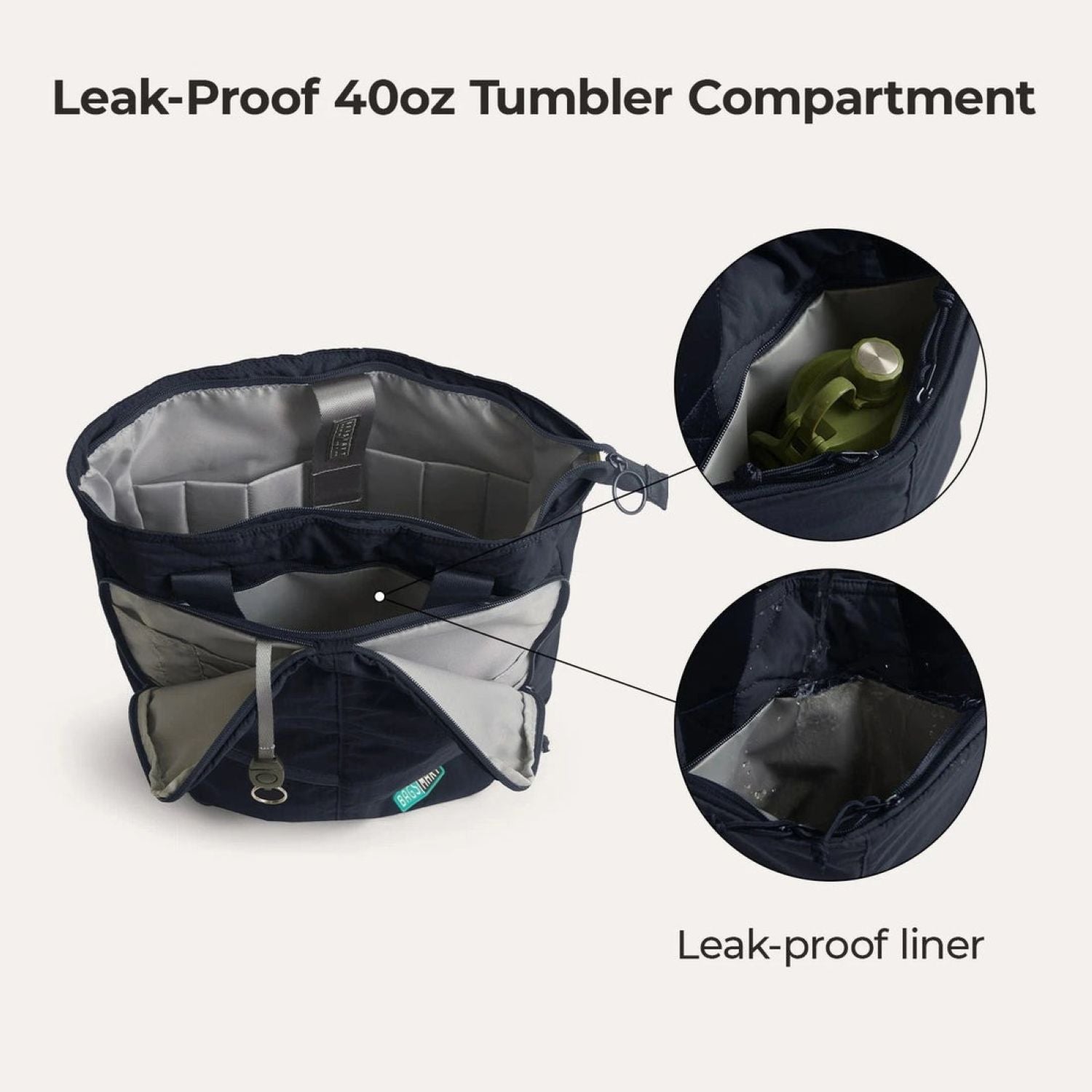 Bagsmart Paz Laptop Totepack 20L (Dark Blue)