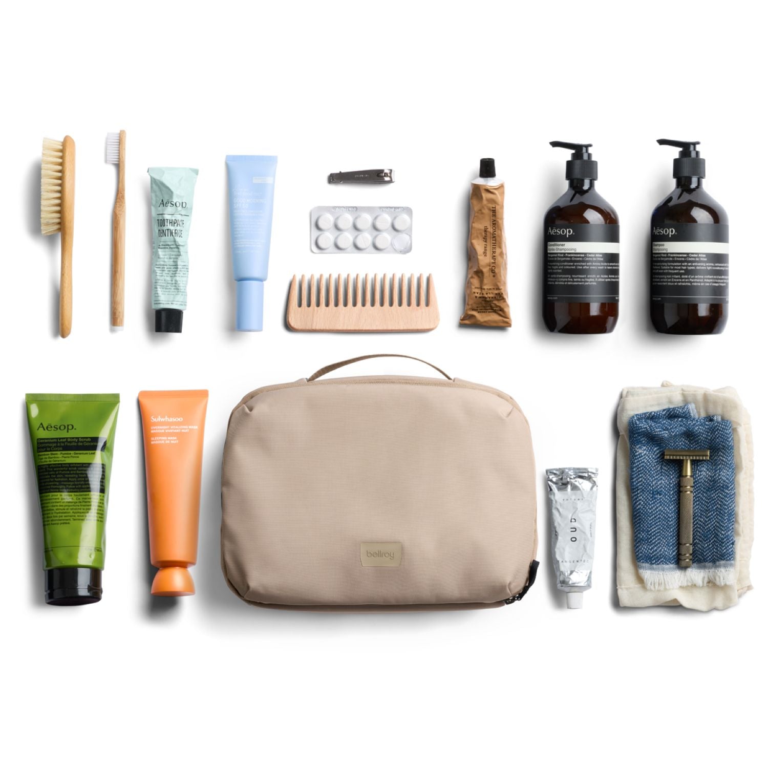 Bellroy Hanging Toiletry Kit Plus - Stone