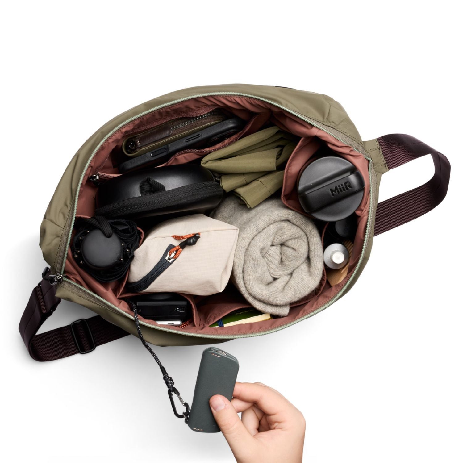 Bellroy Laneway Crescent Bag 12L - Seakelp