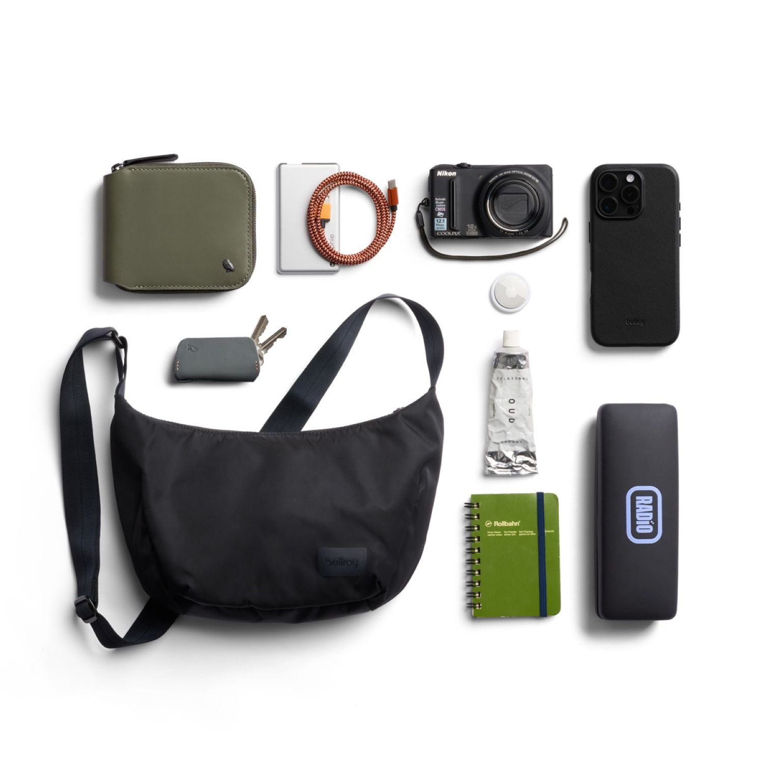 Bellroy Laneway Crescent Bag 2.5L - Ink