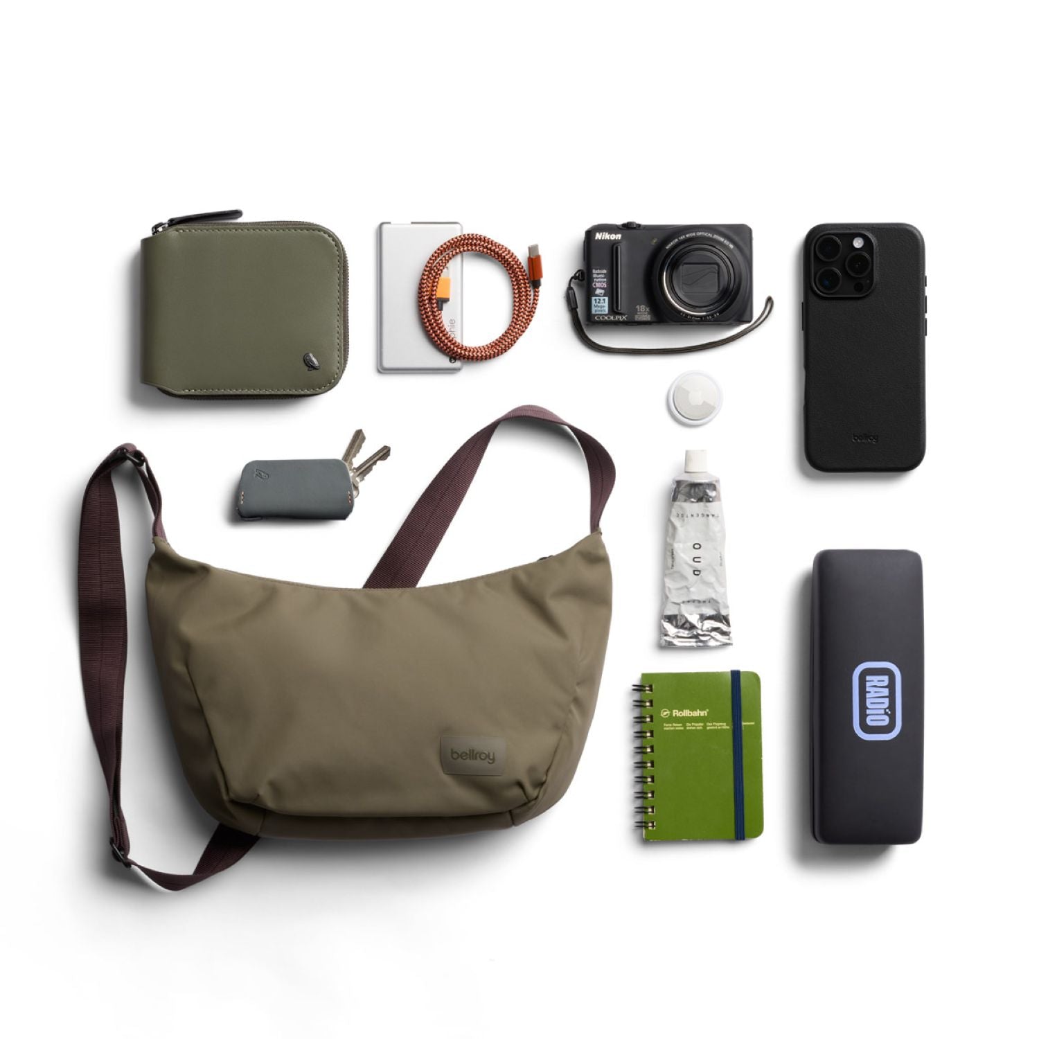 Bellroy Laneway Crescent Bag 2.5L - Seakelp