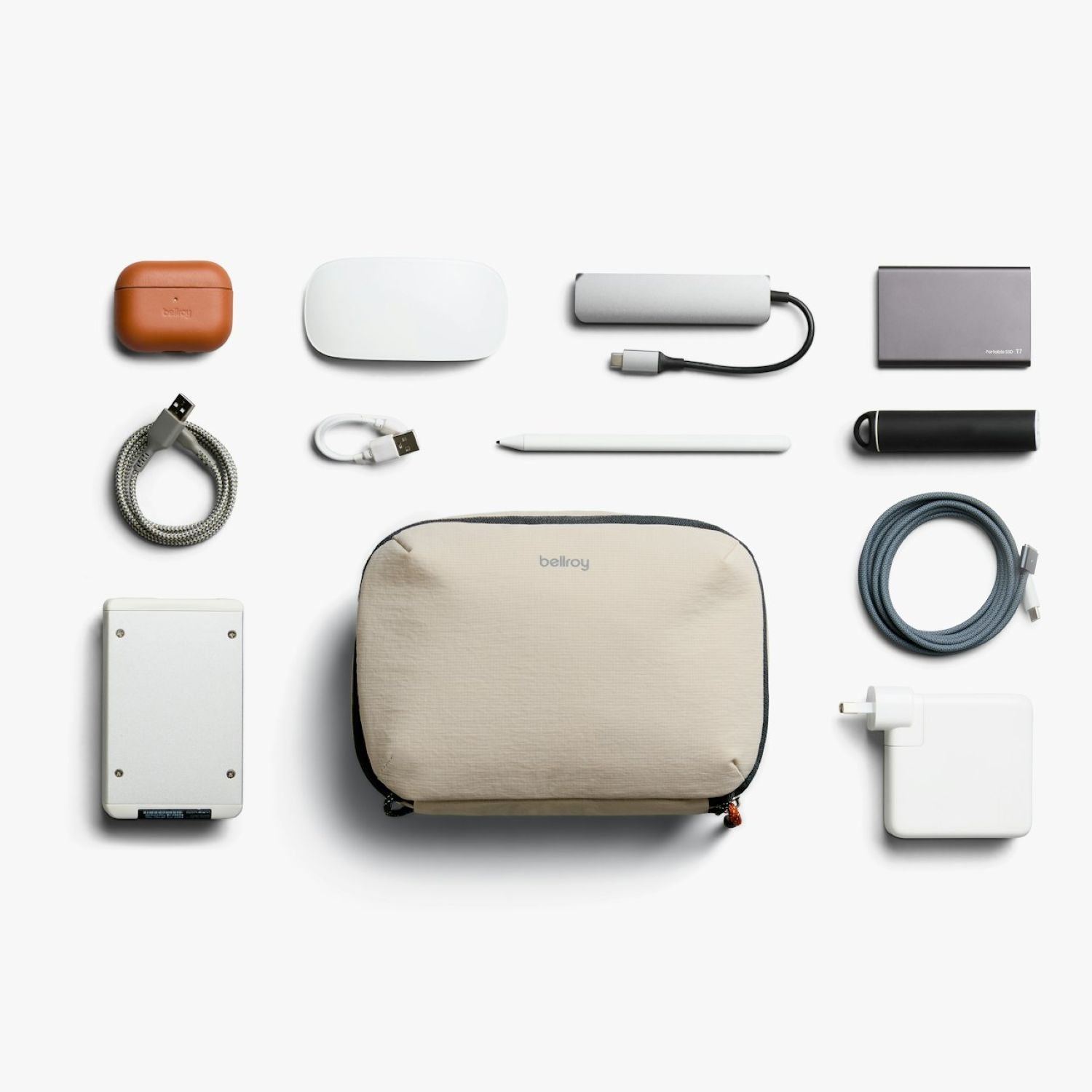 Bellroy Lite Tech Kit - Ash