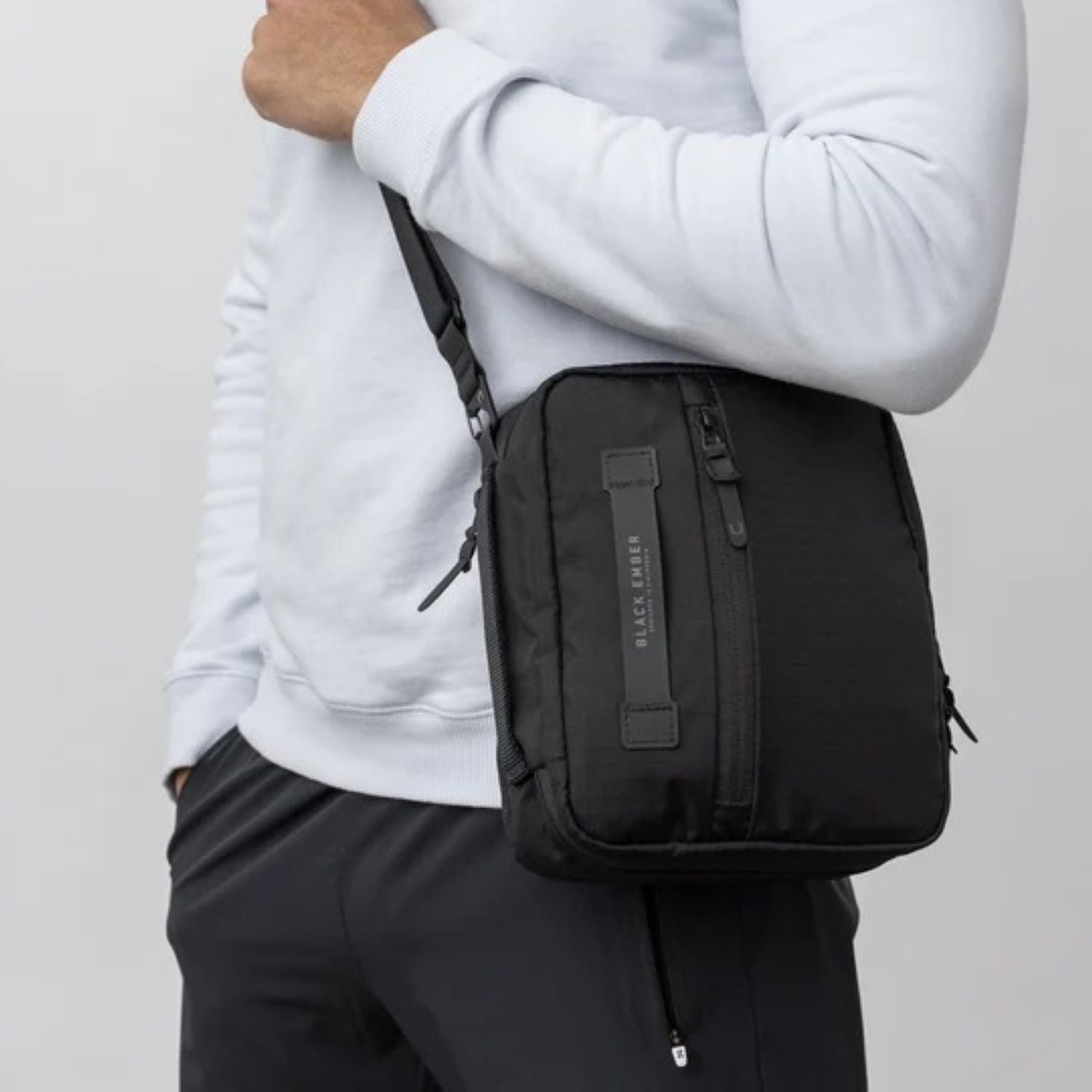 Black Ember Boarding Kit Shoulder Strap - Jet Black