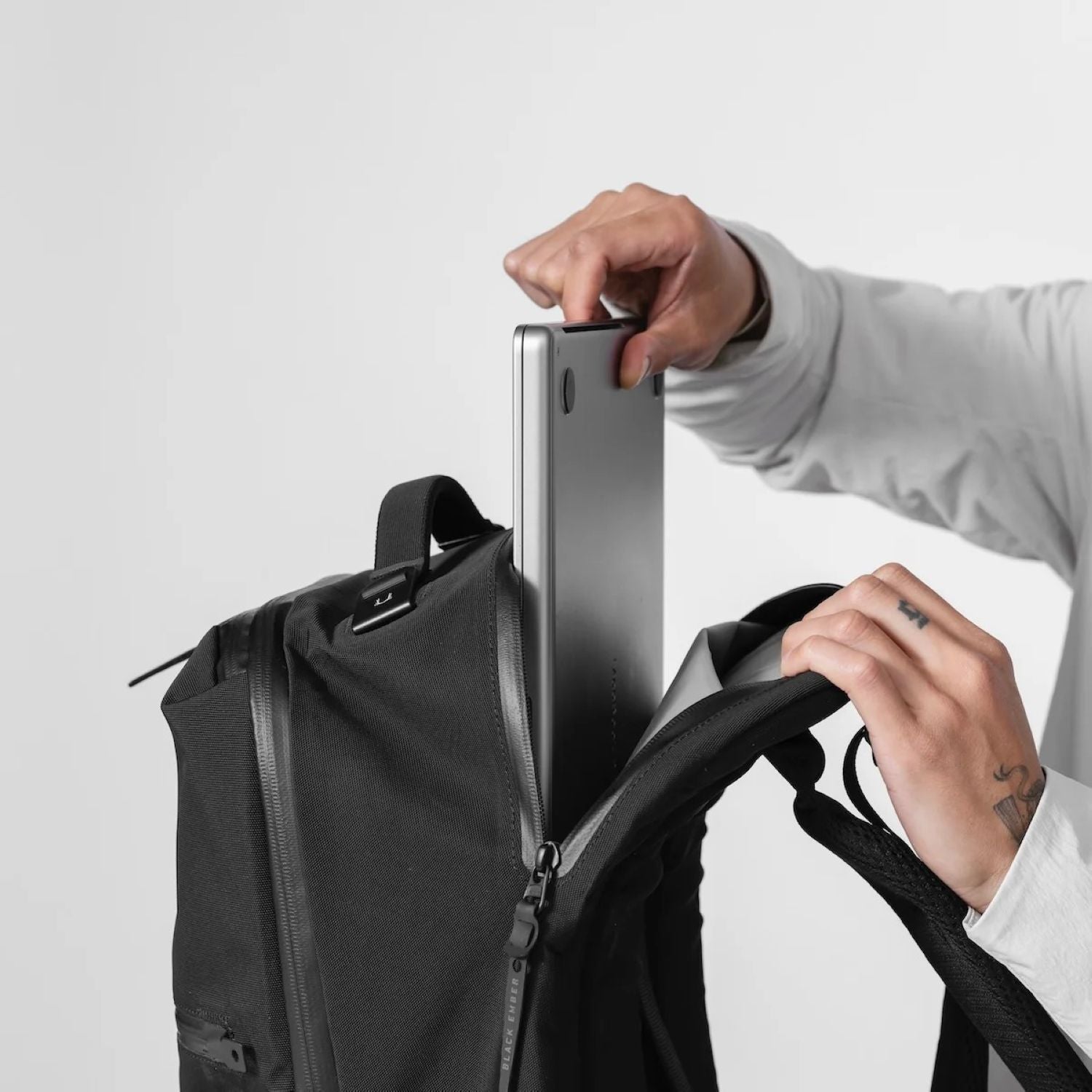 Black Ember Citadel H2 Laptop Backpack Embertex PFAS Free 25L - Jet Black