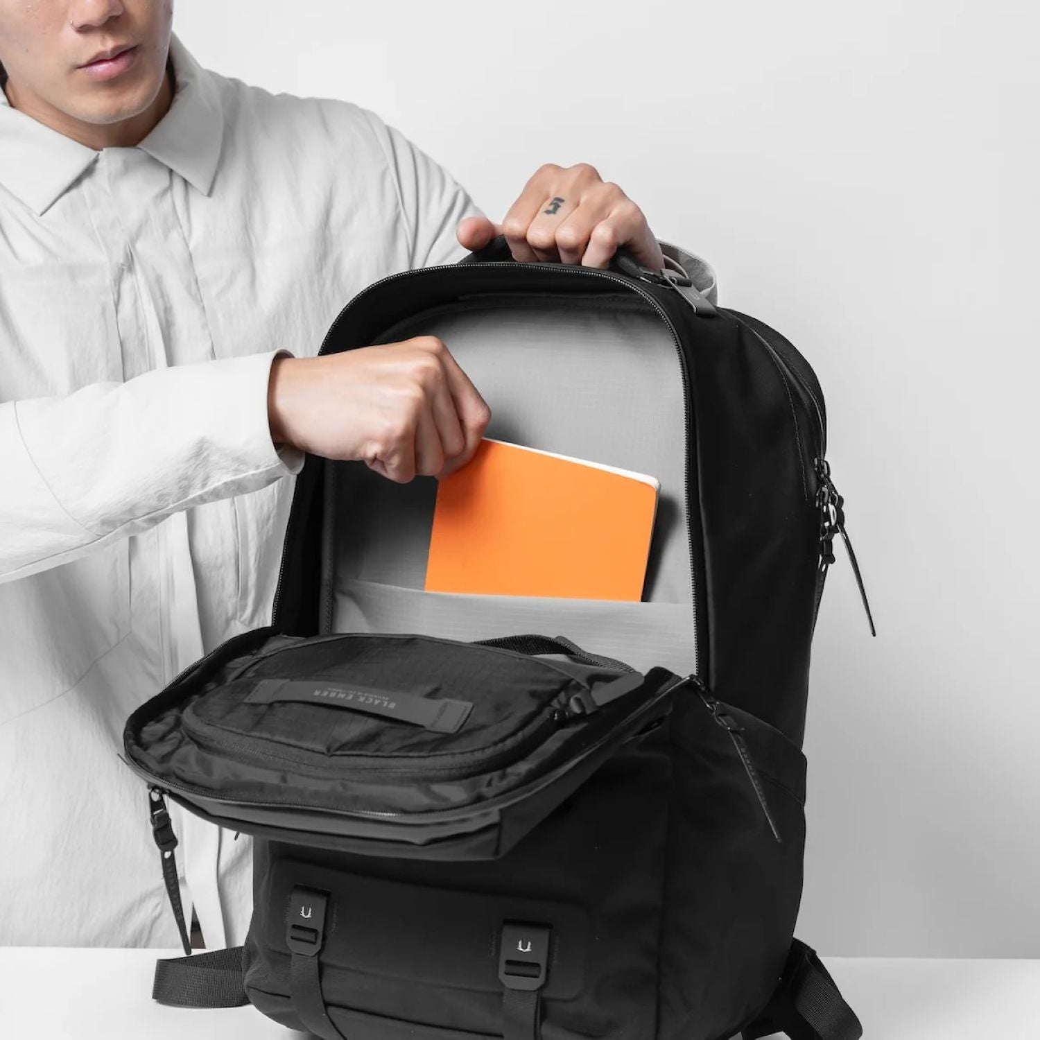 Black Ember Citadel H2 Laptop Backpack Embertex PFAS Free 25L - Jet Black