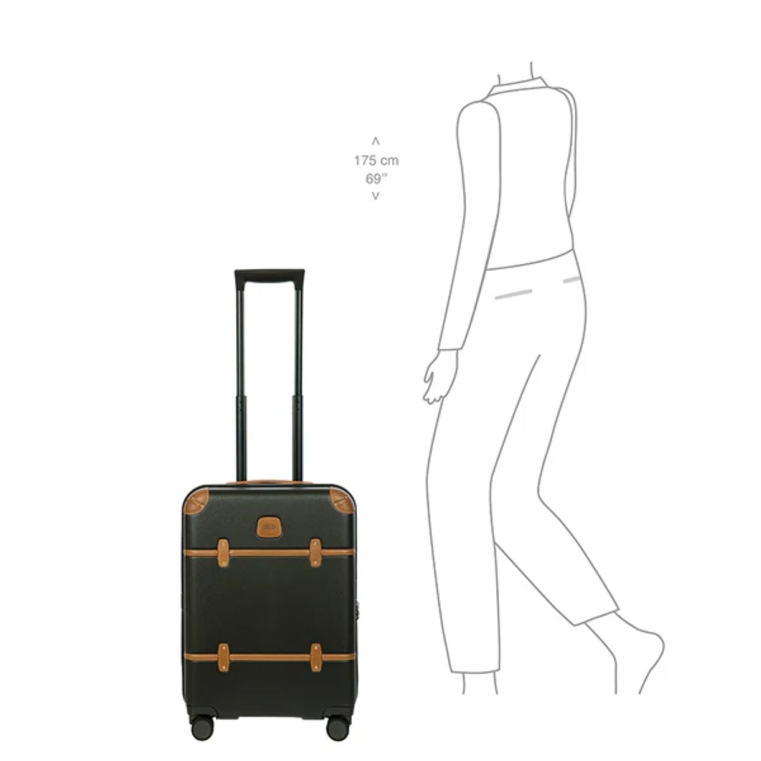 Bric'S Bellagio 21" Carry-On Spinner Expandable (Olive)