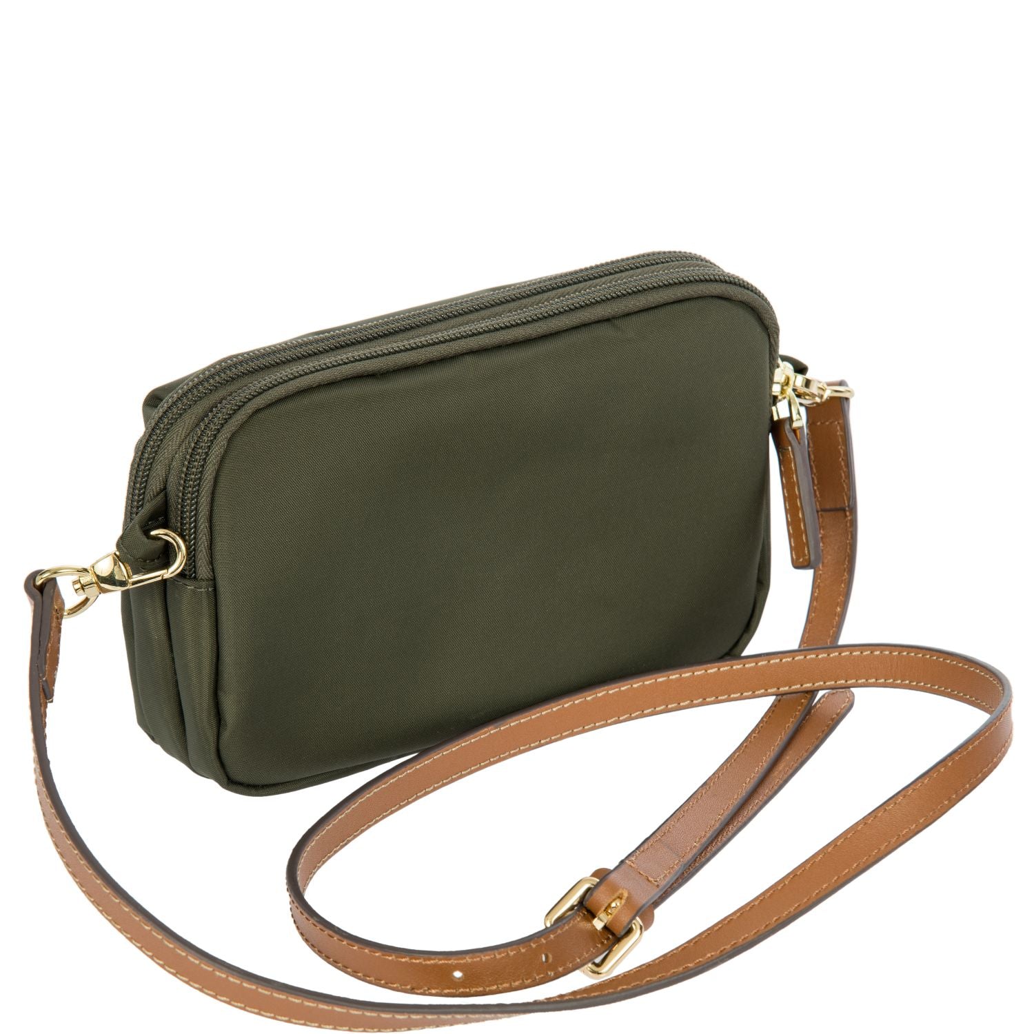 BRIC'S Small Travel Shoulder Bag (Olive)