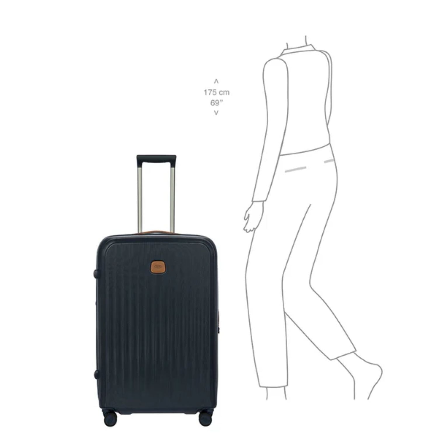 Bric'S Taormina 30" Spinner Expandable (Blue)