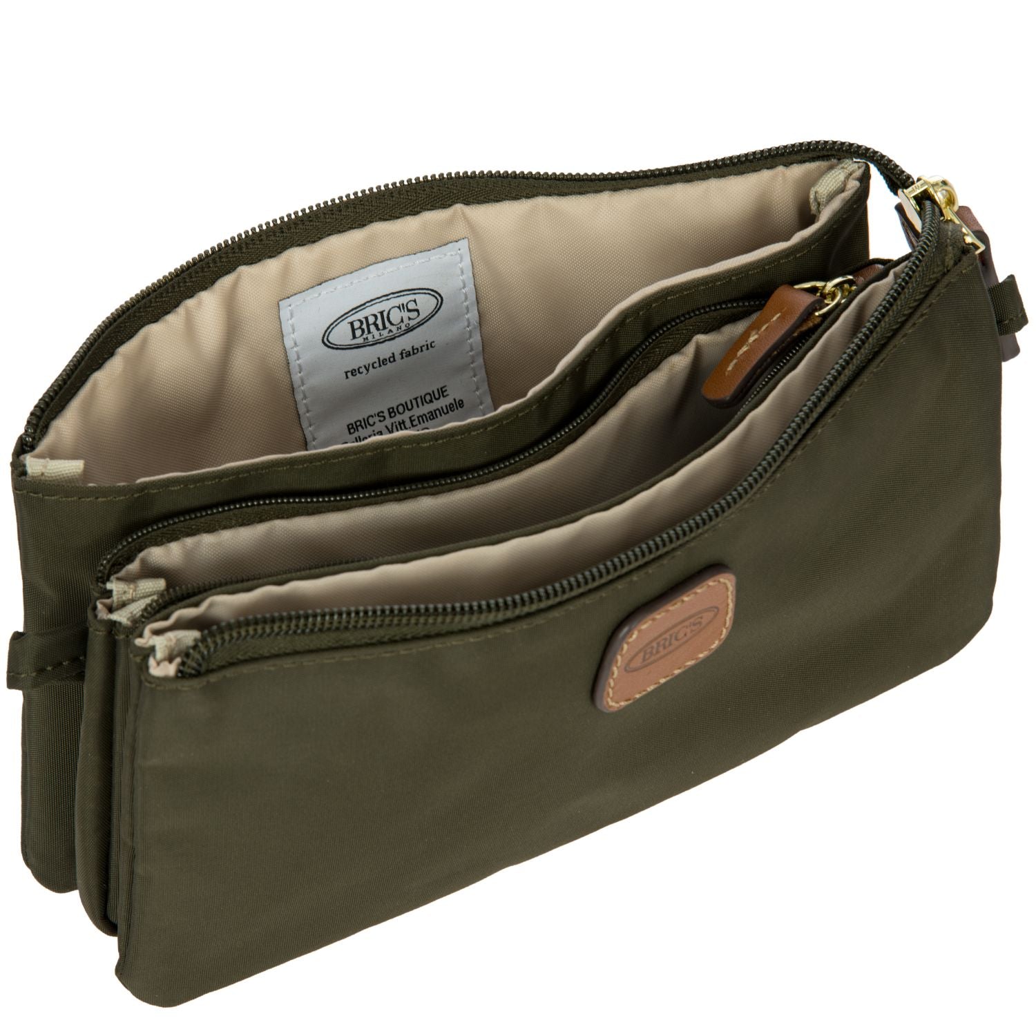 BRIC'S X-Bag 3 Pocket Pouchette (Olive)