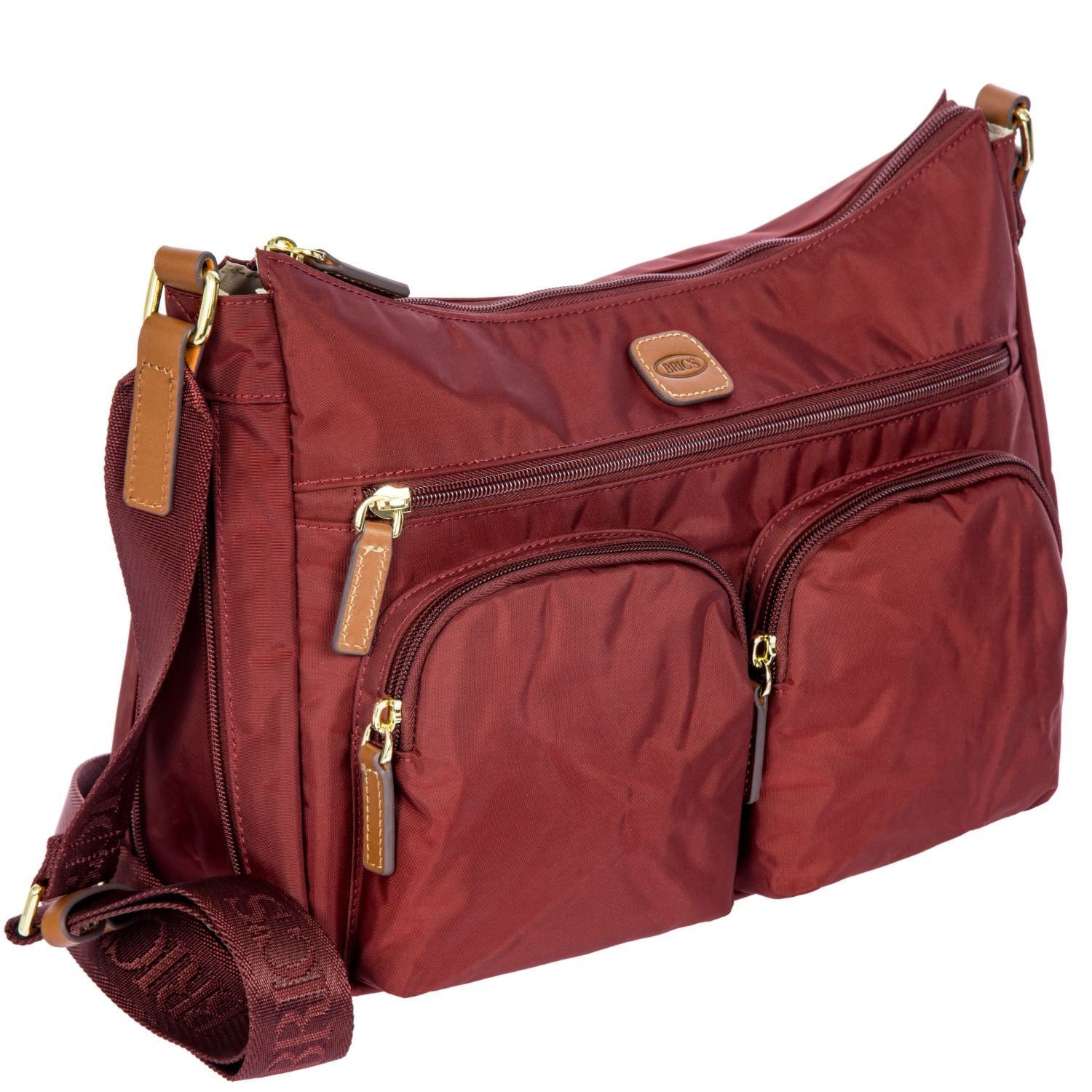 BRIC'S X-Bag Expandable Shoulder Bag (Bordeaux)