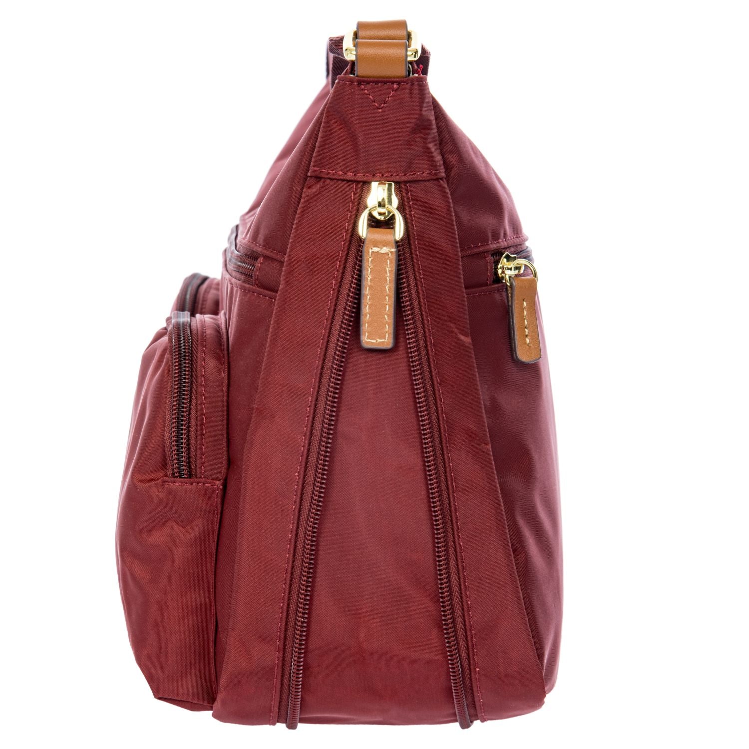 BRIC'S X-Bag Expandable Shoulder Bag (Bordeaux)