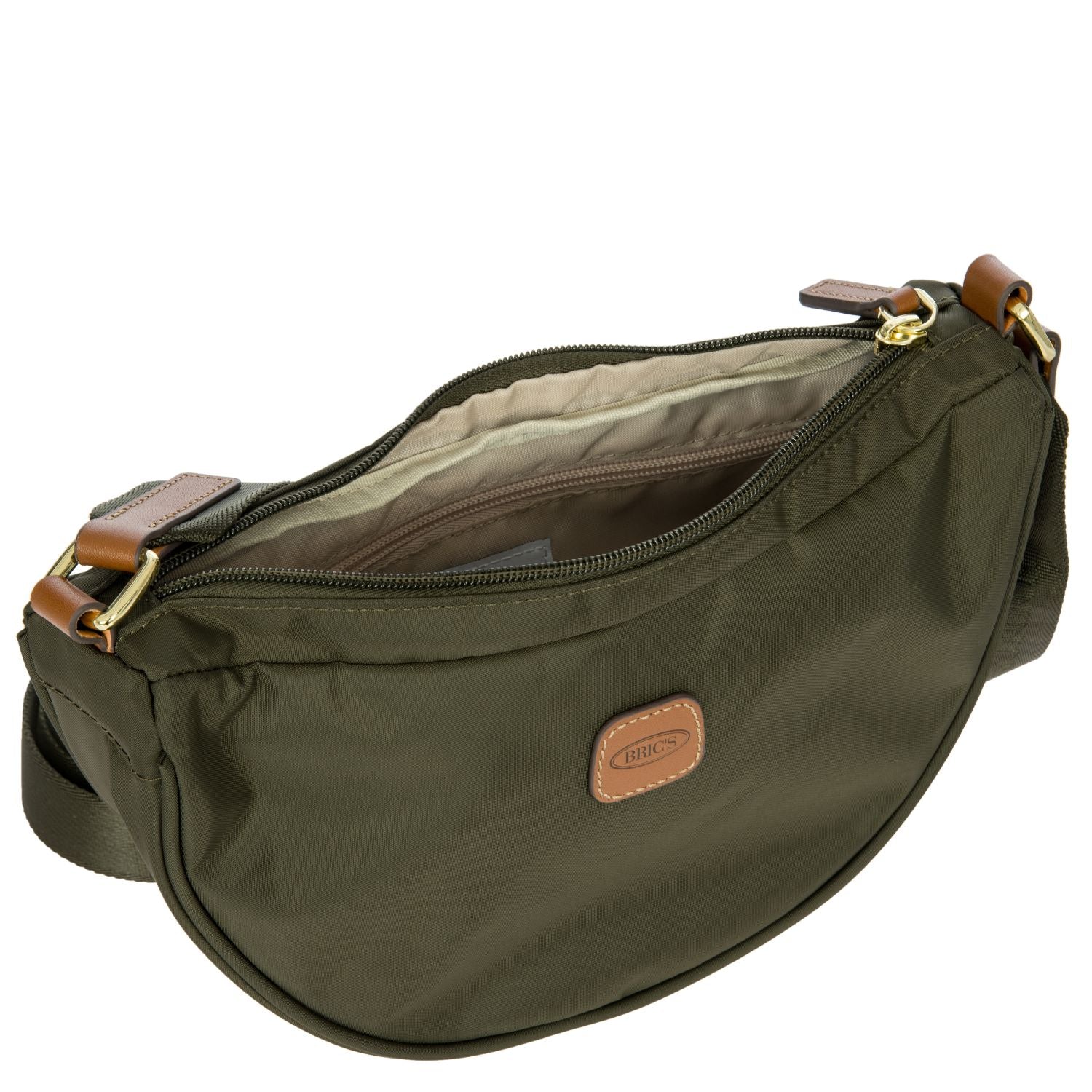 BRIC'S X-Bag Half Moon Bag - S (Olive)